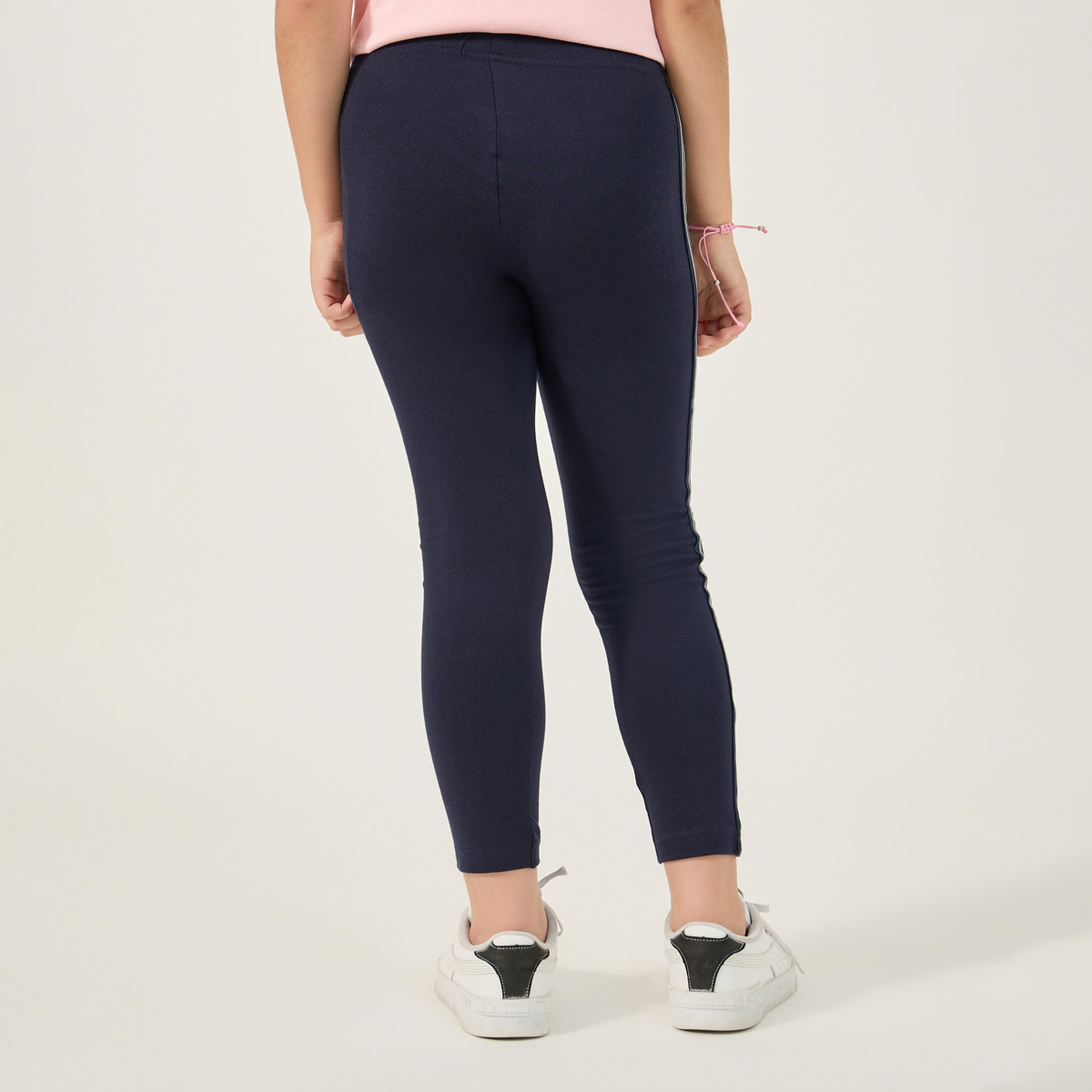 Styli Ankle Length Legging with Side Tape-girls-clothing-bottoms-leggings-image-5