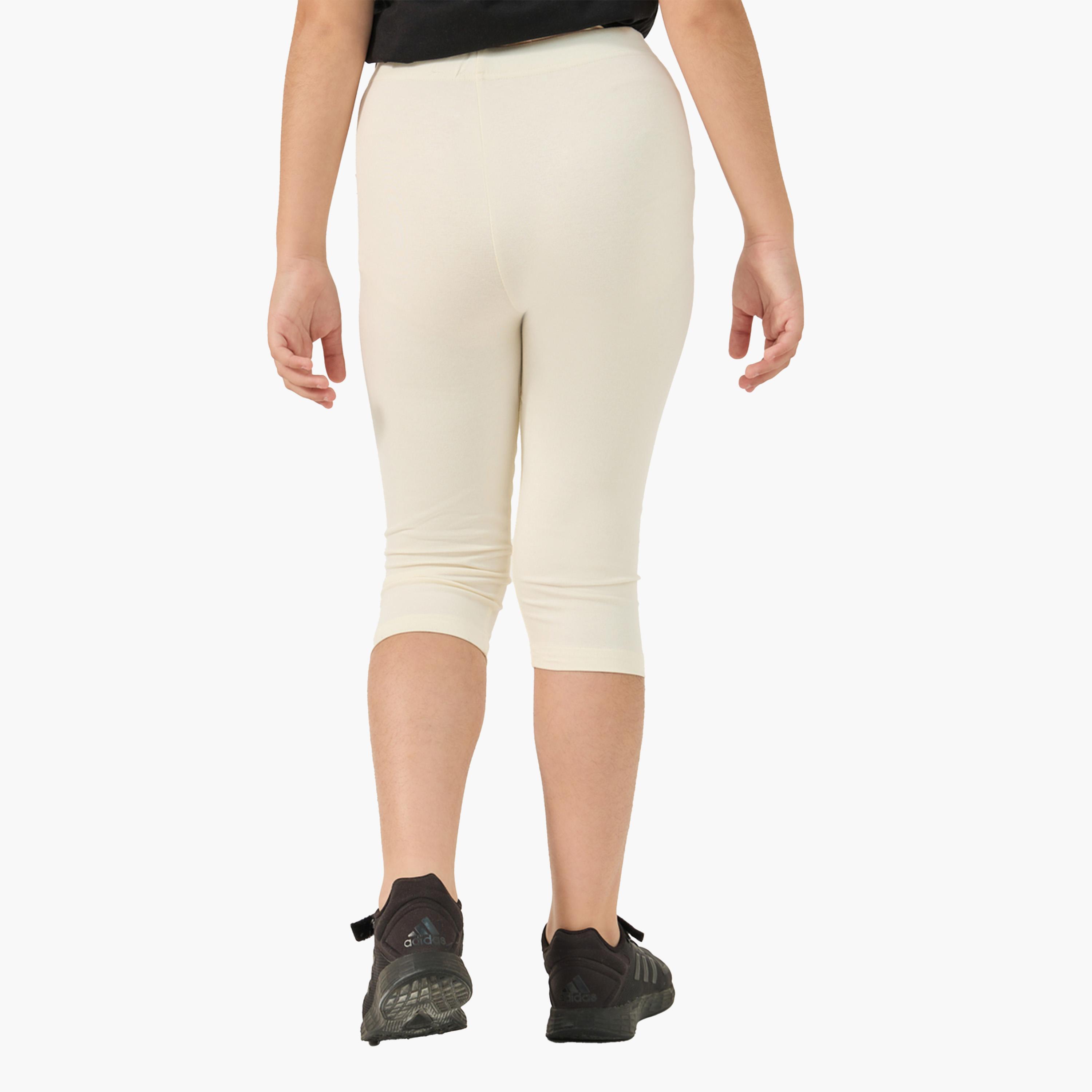 ستايلي-  بنطال كابري ضيق بخصر مطاطي-girls-clothing-bottoms-leggings-image-4