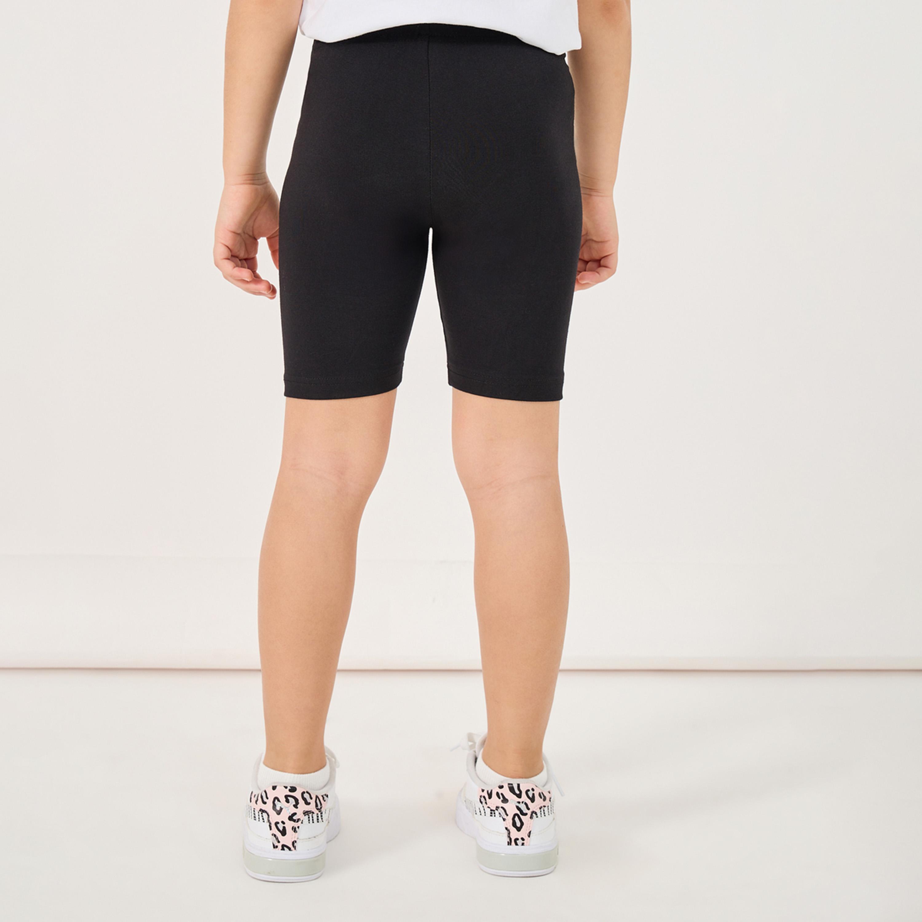 ستايلي - شورت ركوب الدراجات من القطن السادة-girls-clothing-bottoms-leggings-image-4