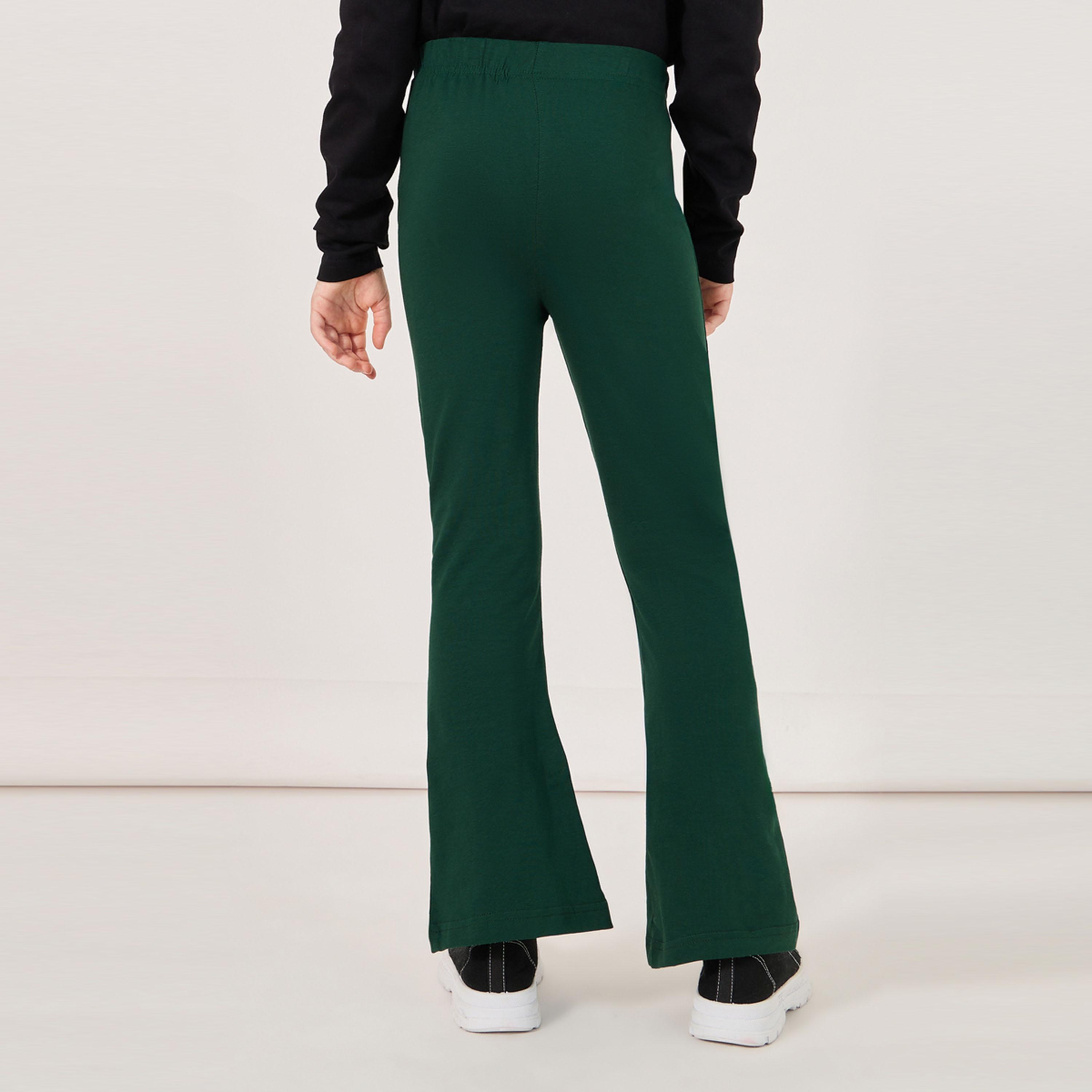 Styli Front Split Detail Solid Leggings-girls-clothing-bottoms-leggings-image-4