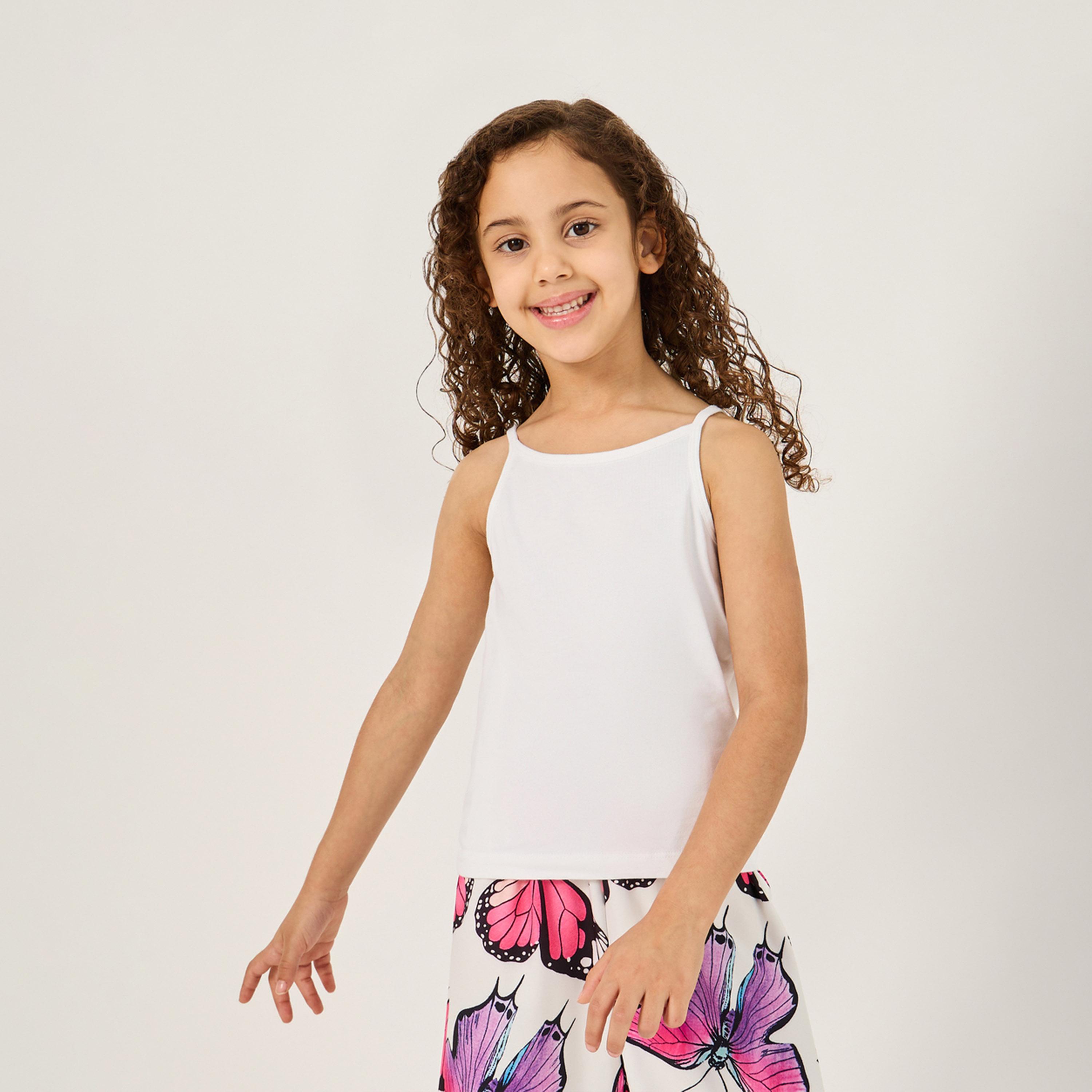 ستايلي - مجموعة من 2 قميص داخلي للبنات-girls-clothing-innerwear-image-2