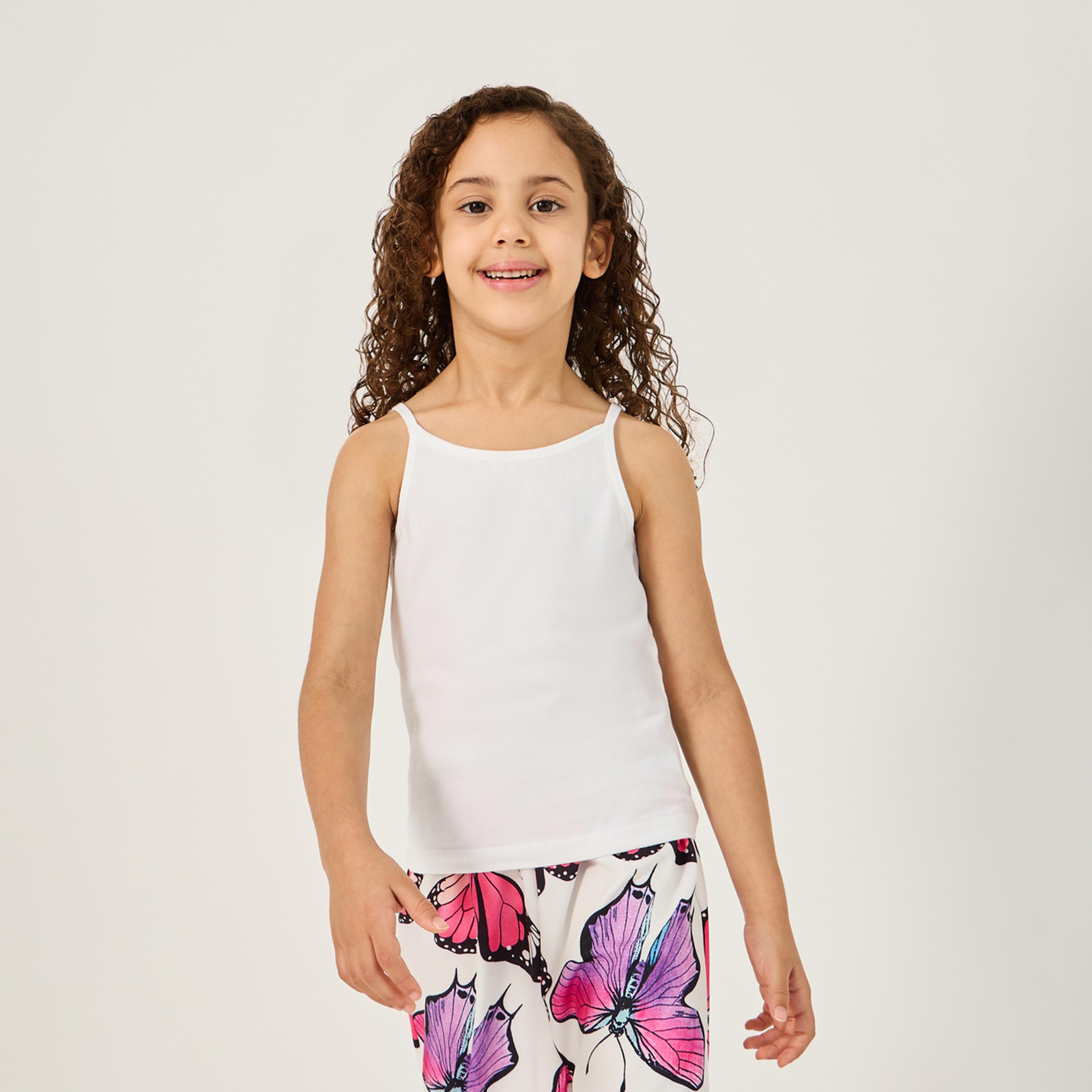 ستايلي - مجموعة من 2 قميص داخلي للبنات-girls-clothing-innerwear-image-4