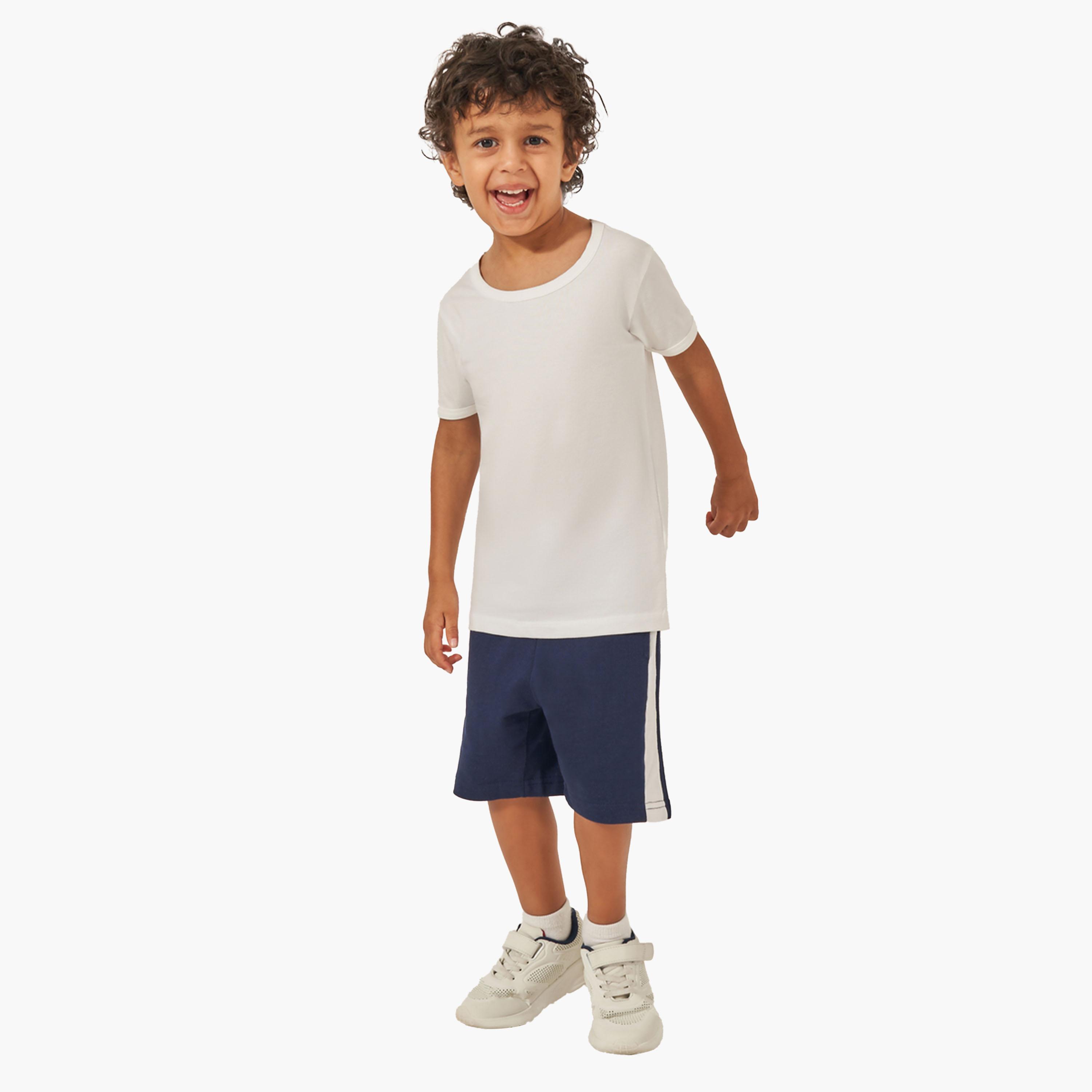 Styli Pack of 2 - Solid Short Sleeve Vest-boys-clothing-innerwear-image-3