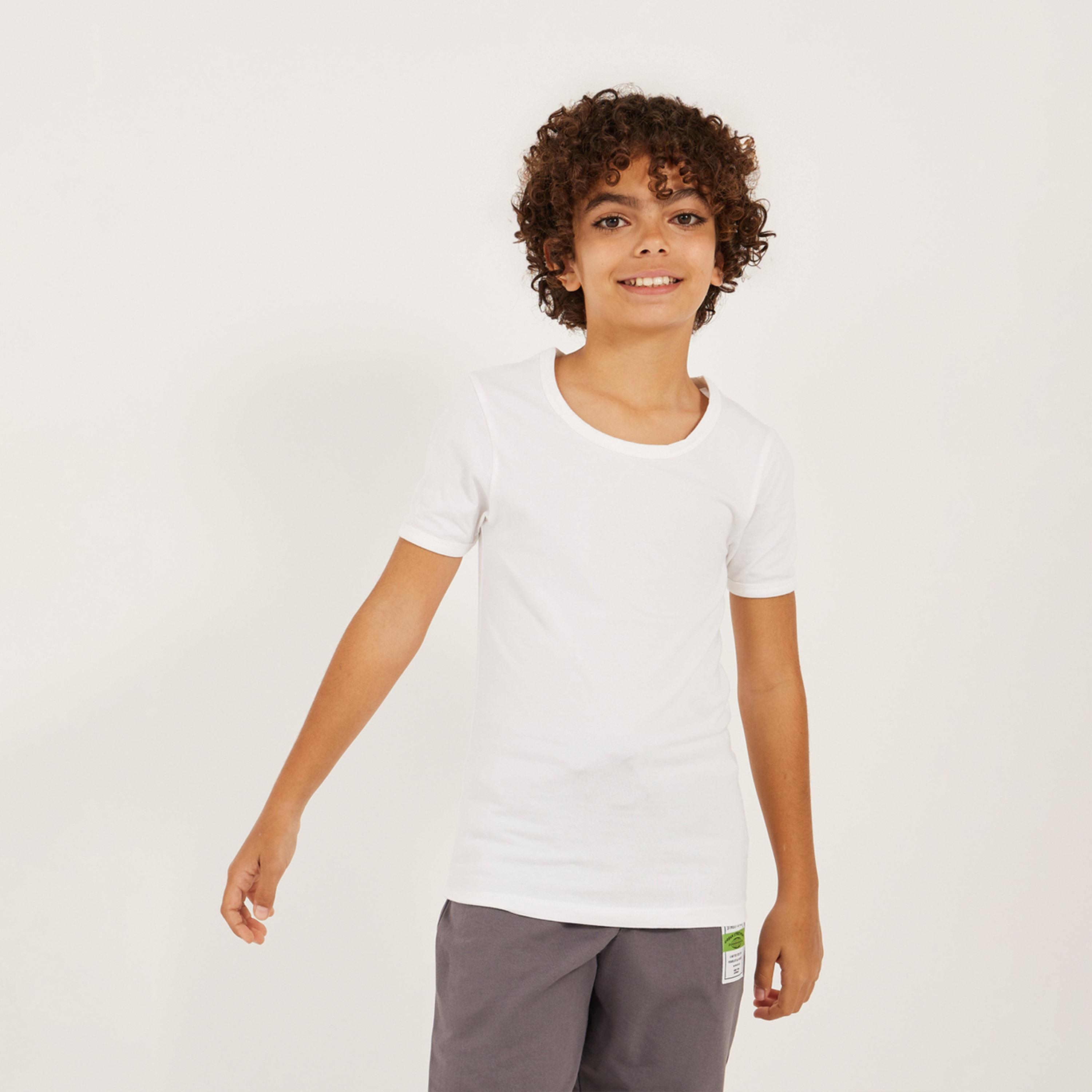 Styli Boys Pack Of 2 Short Sleeve Vest-boys-clothing-innerwear-image-2