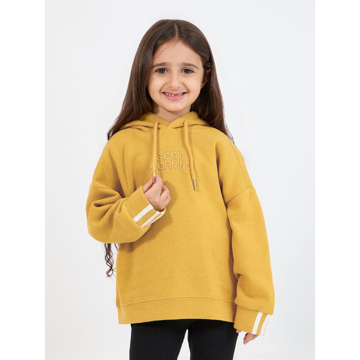 هودي فضفاض بتفاصيل مُطرّزة-girls-clothing-winterwear-sweatshirts-image-1