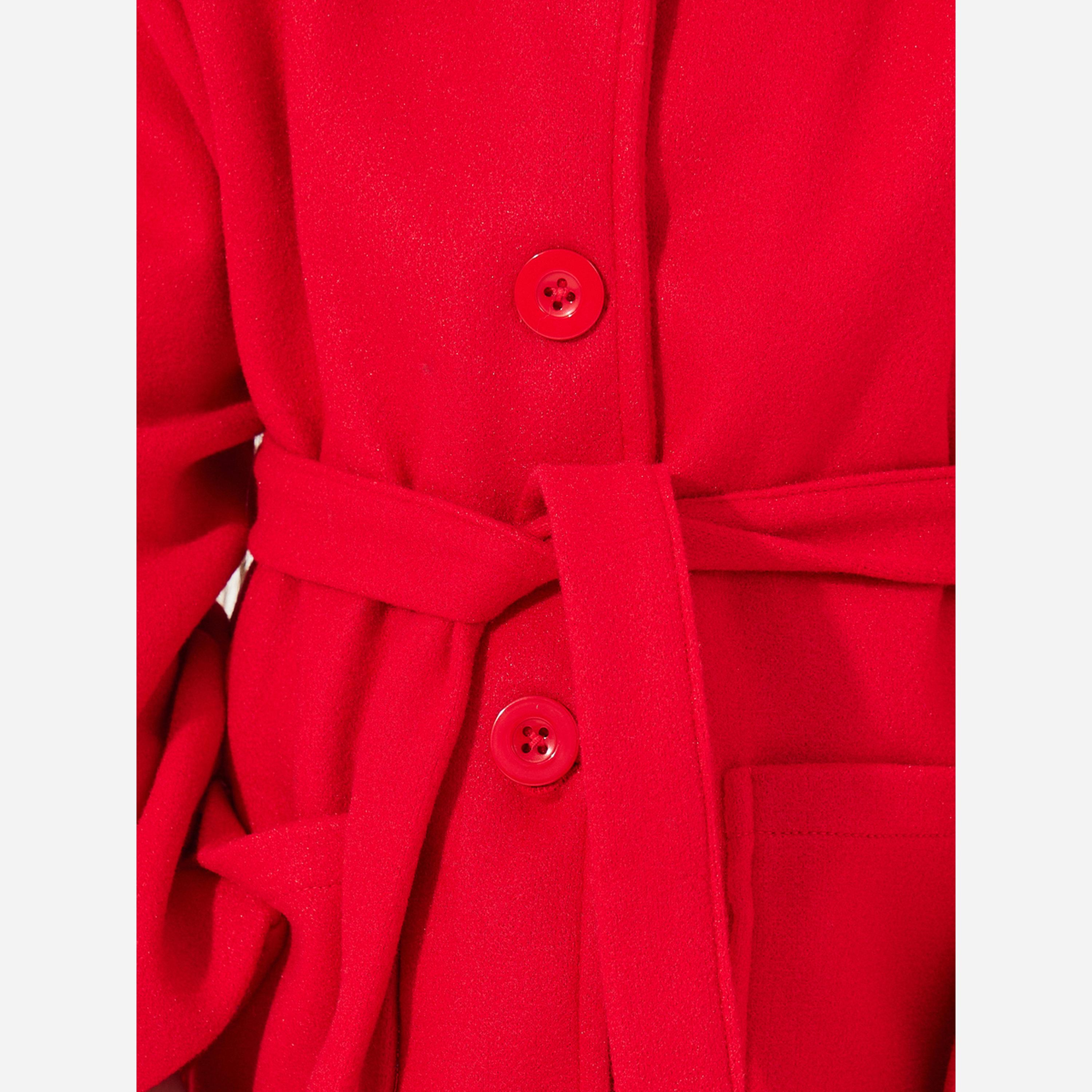 ستايلي - معطف صوف للبنات بحزام-girls-clothing-jacketsandcoats-image-4