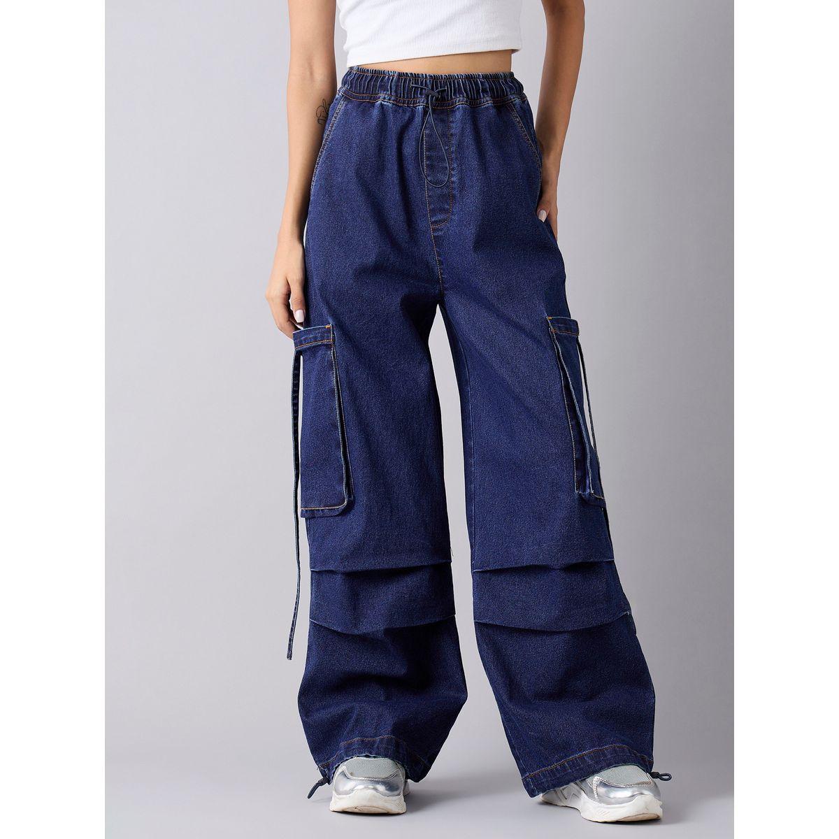 جينز كارجو بتفاصيل مشطوفة وجيب جانبي نوه-فوه × ستايلي-girls-clothing-bottoms-jeansandjeggings-image-1