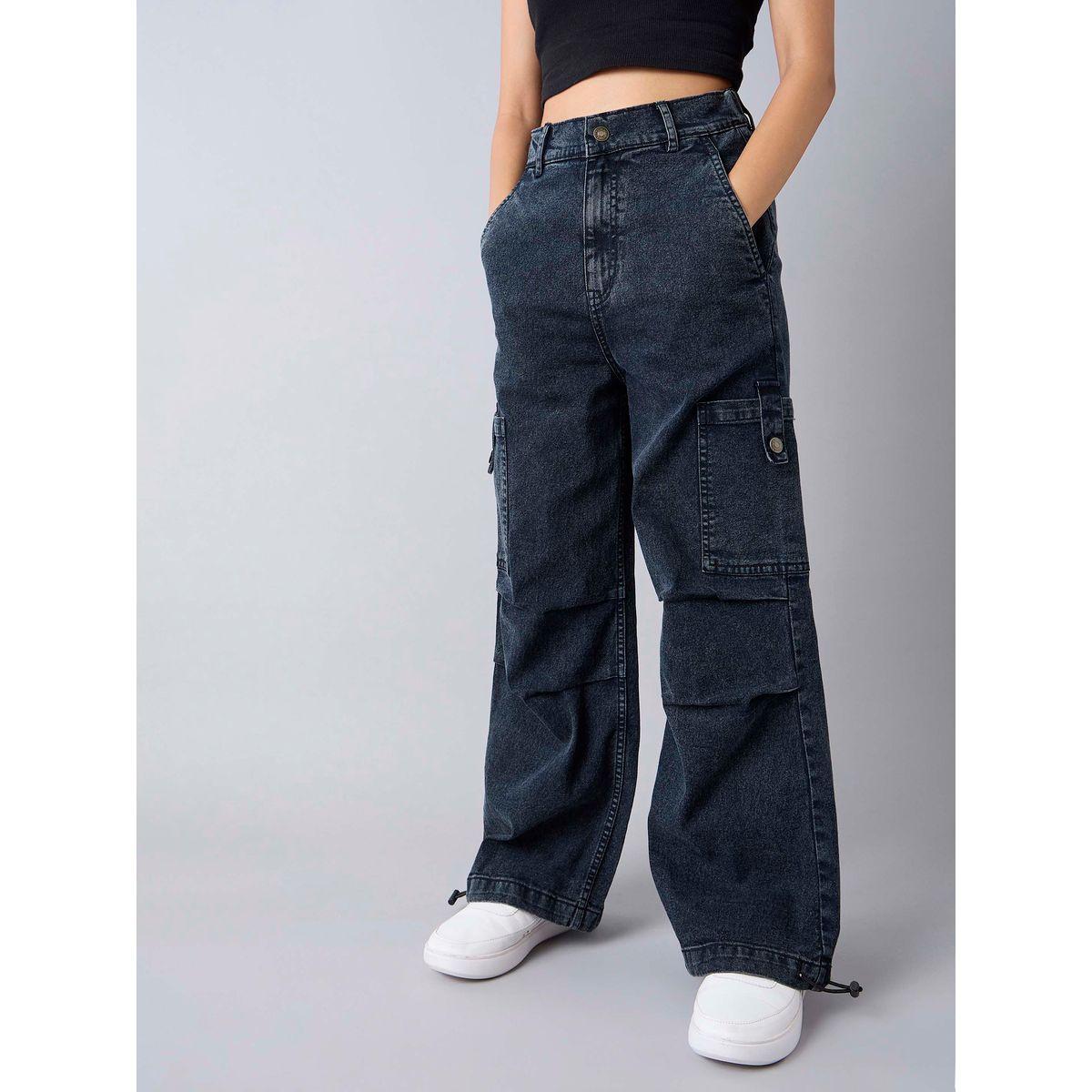 جينز كارجو بتفاصيل مشطوفة وجيب جانبي نوه-فوه × ستايلي-girls-clothing-bottoms-jeansandjeggings-image-1