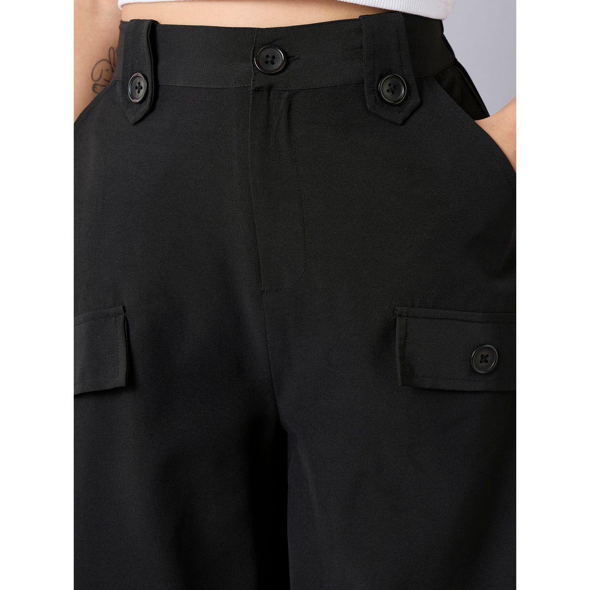 Noh-Voh X Styli  Panelled Parachute Cargos Pants-girls-clothing-bottoms-trousers-image-4