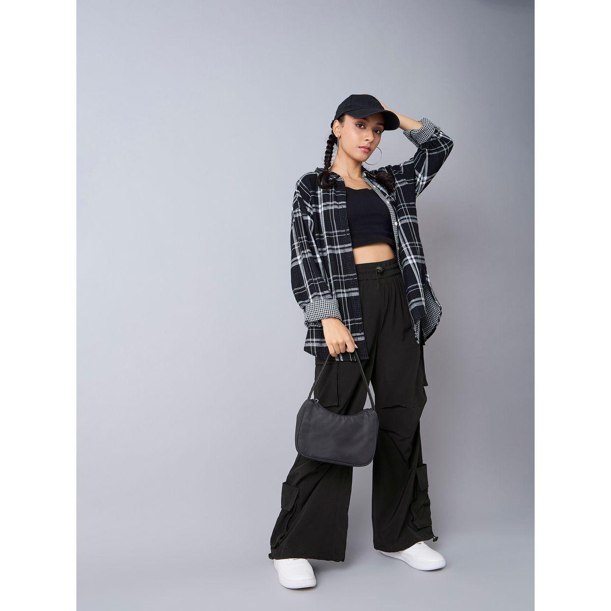 بنطال سادة بقصة باراشوت ونمط كارجو نوه-فوه × ستايلي-girls-clothing-bottoms-trousers-image-2