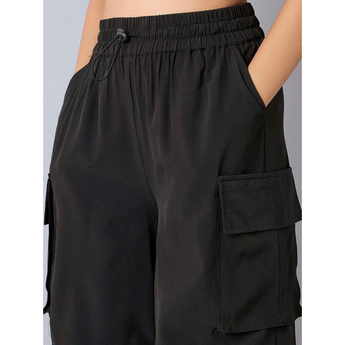 بنطال سادة بقصة باراشوت ونمط كارجو نوه-فوه × ستايلي-girls-clothing-bottoms-trousers-image-4