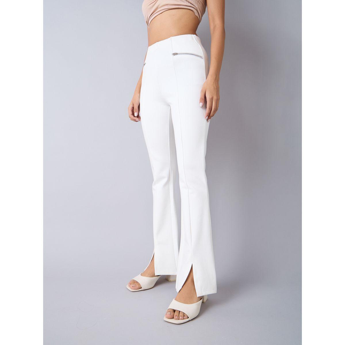 Noh-Voh X Styli  Front Slit Flared Pants with Zipper Detail-girls-clothing-bottoms-trousers-image-3