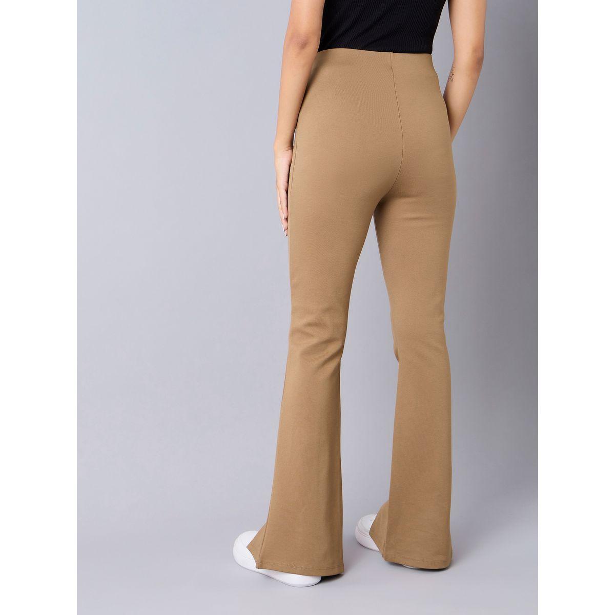 Noh-Voh X Styli  Front Slit Flared Pants with Zipper Detail-girls-clothing-bottoms-trousers-image-5