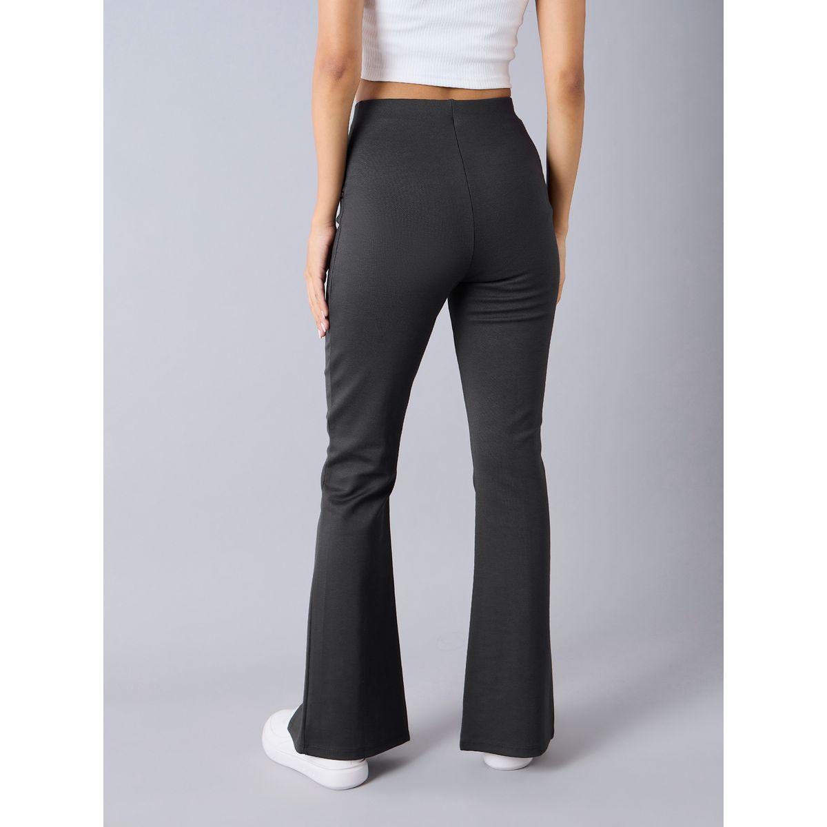 Noh-Voh X Styli  Front Slit Flared Pants with Zipper Detail-girls-clothing-bottoms-trousers-image-5