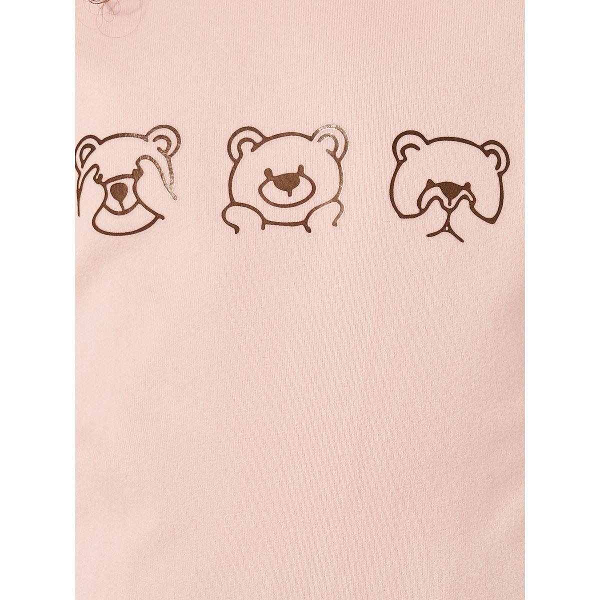 تيشيرت بطبعة دب وأكمام طويلة-girls-clothing-tshirts-image-3