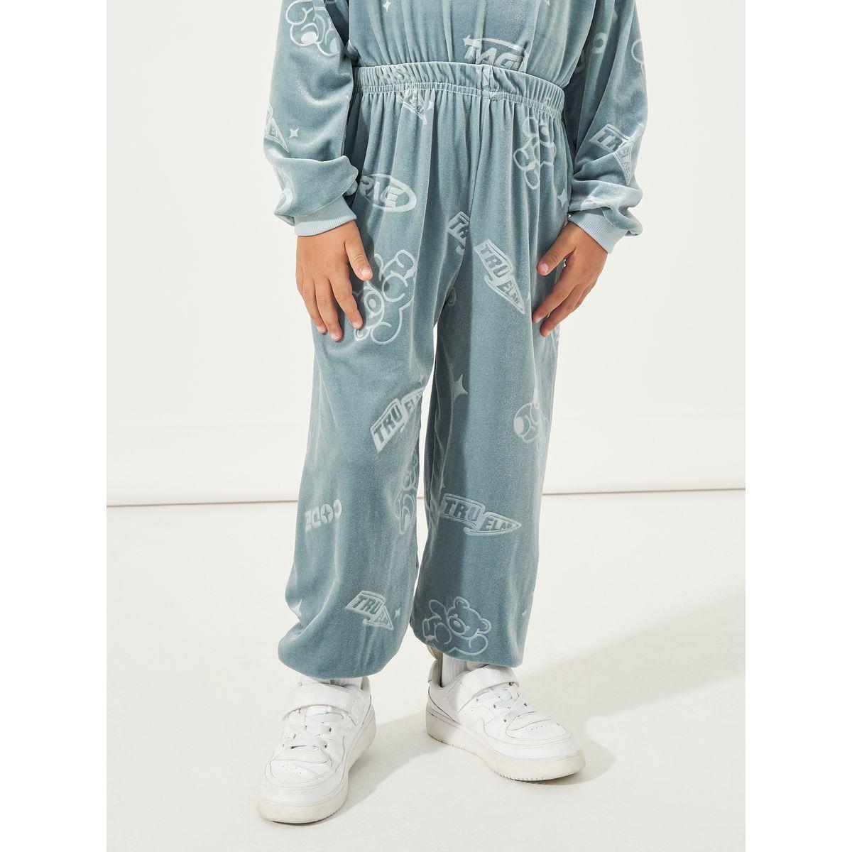 Styli Patterned Print Velour Sweatshirt & Joggers Set-boys-clothing-setsandcoords-image-5