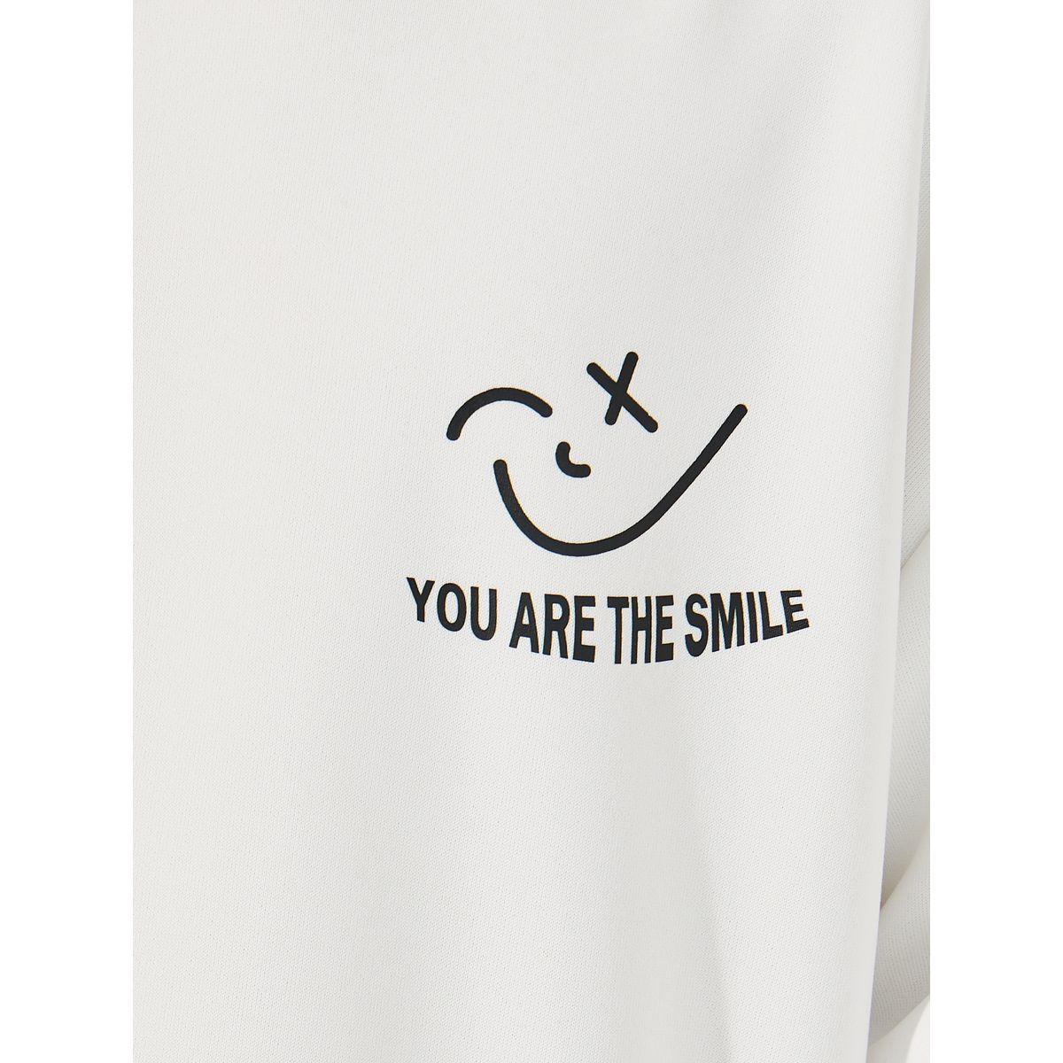 Styli Slogan Print Thermal Lined Oversized Hoodie-girls-clothing-jumpersandcardigans-image-3