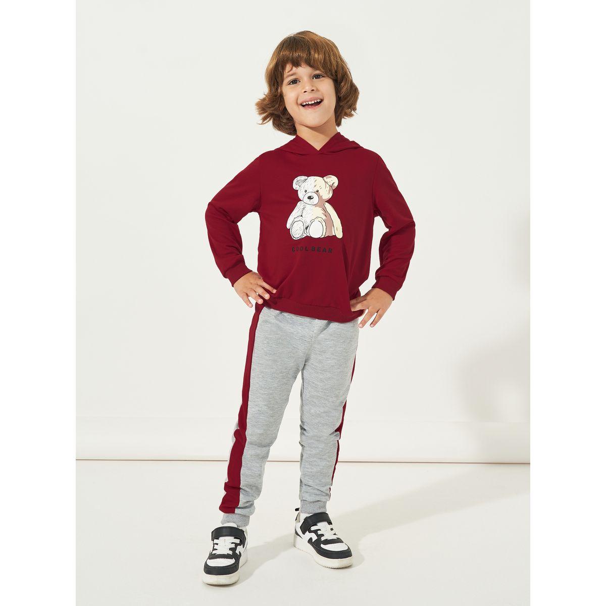 مجموعة من جوغر مع هودي بطبعة جرافيك-boys-clothing-setsandcoords-image-1