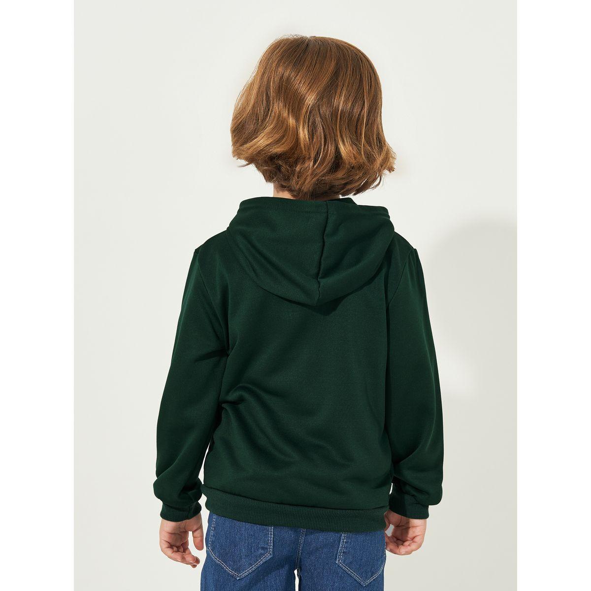 Styli Solid Pocket Front Zip Through Hoodie-boys-clothing-sweatshirts-image-4