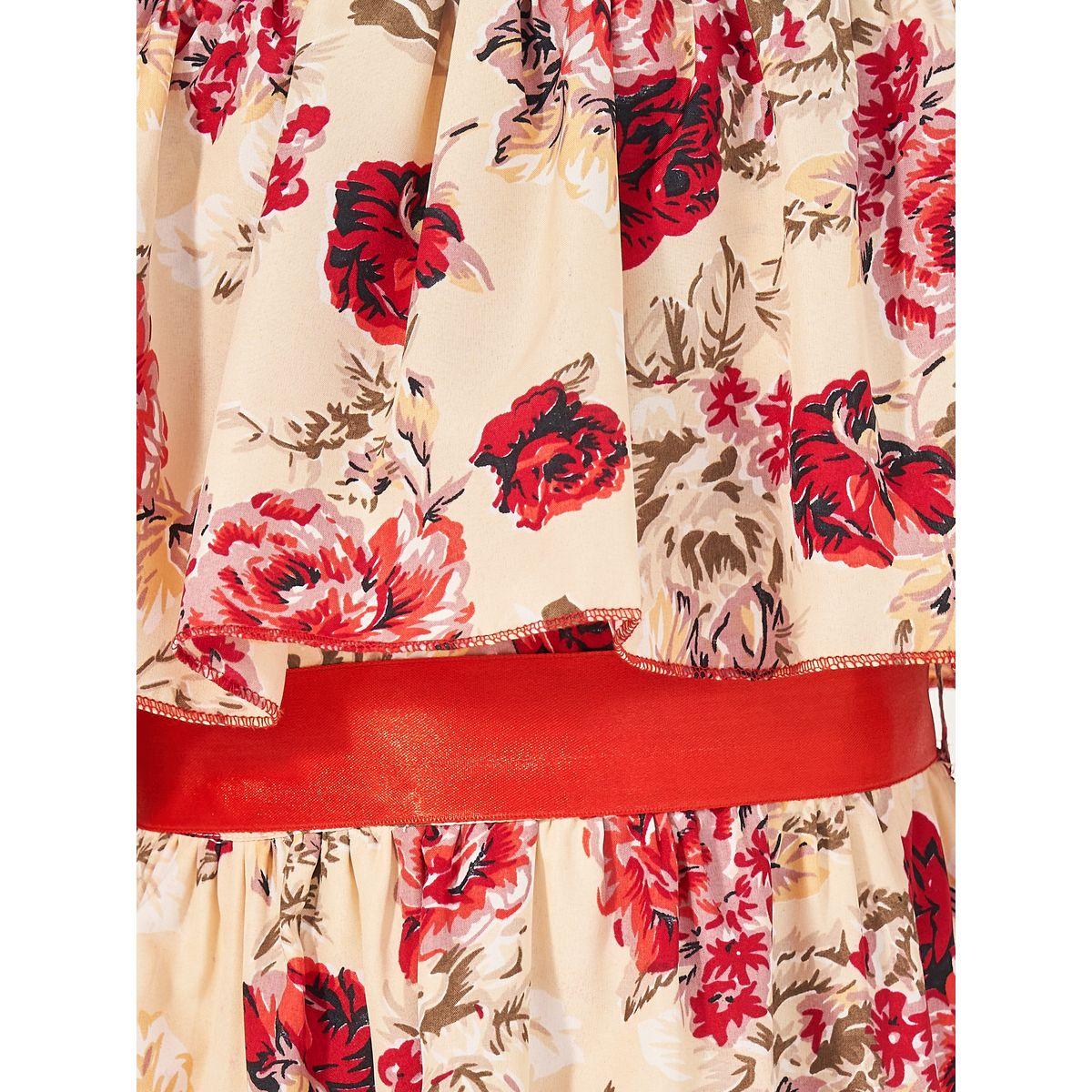 فستان مطبع بالكامل مع أكمام كيب ورباط خصر-girls-clothing-dressesandjumpsuits-image-3