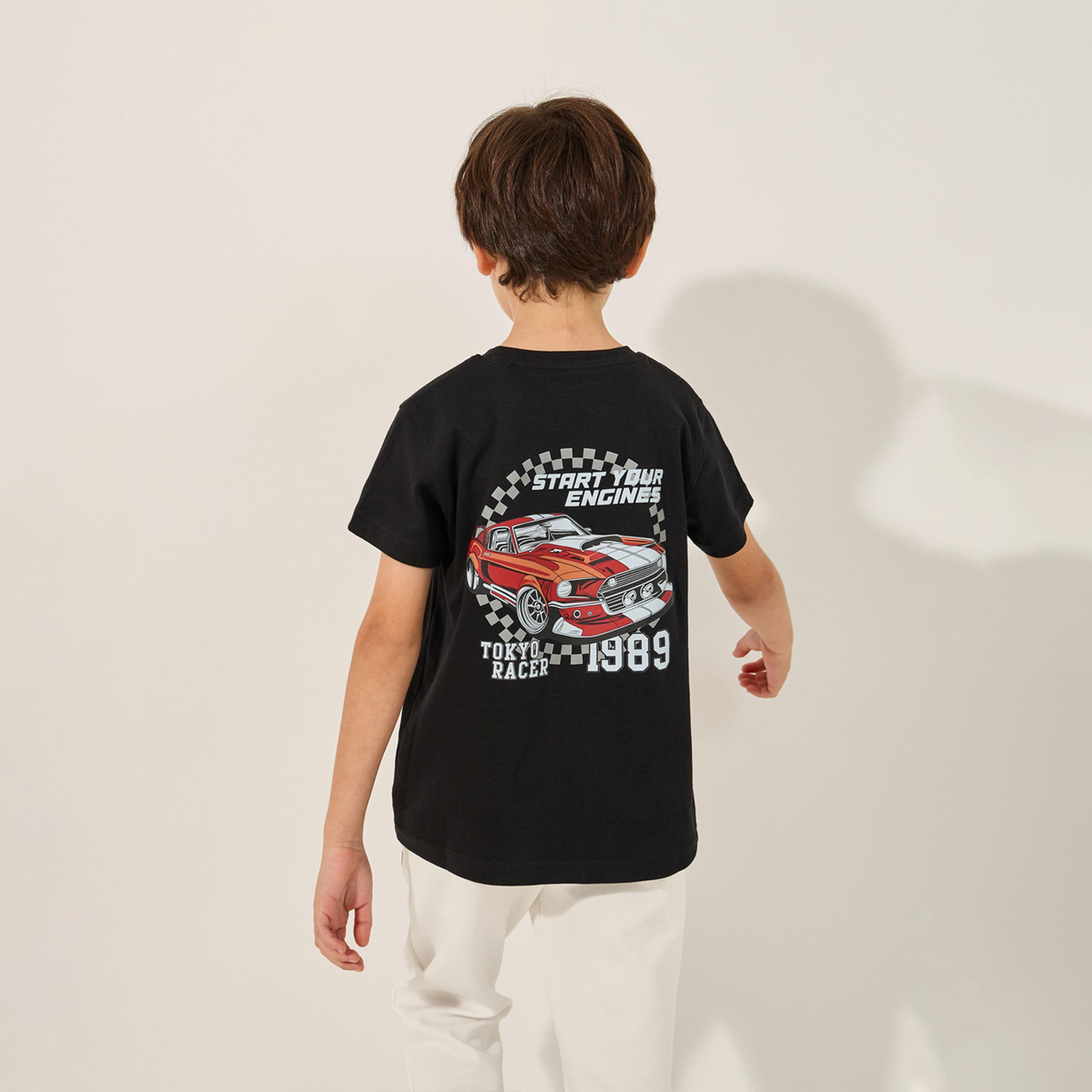 Styli Car Graphic Print Short Sleeve T-Shirt-boys-clothing-tshirtsandpolos-image-5