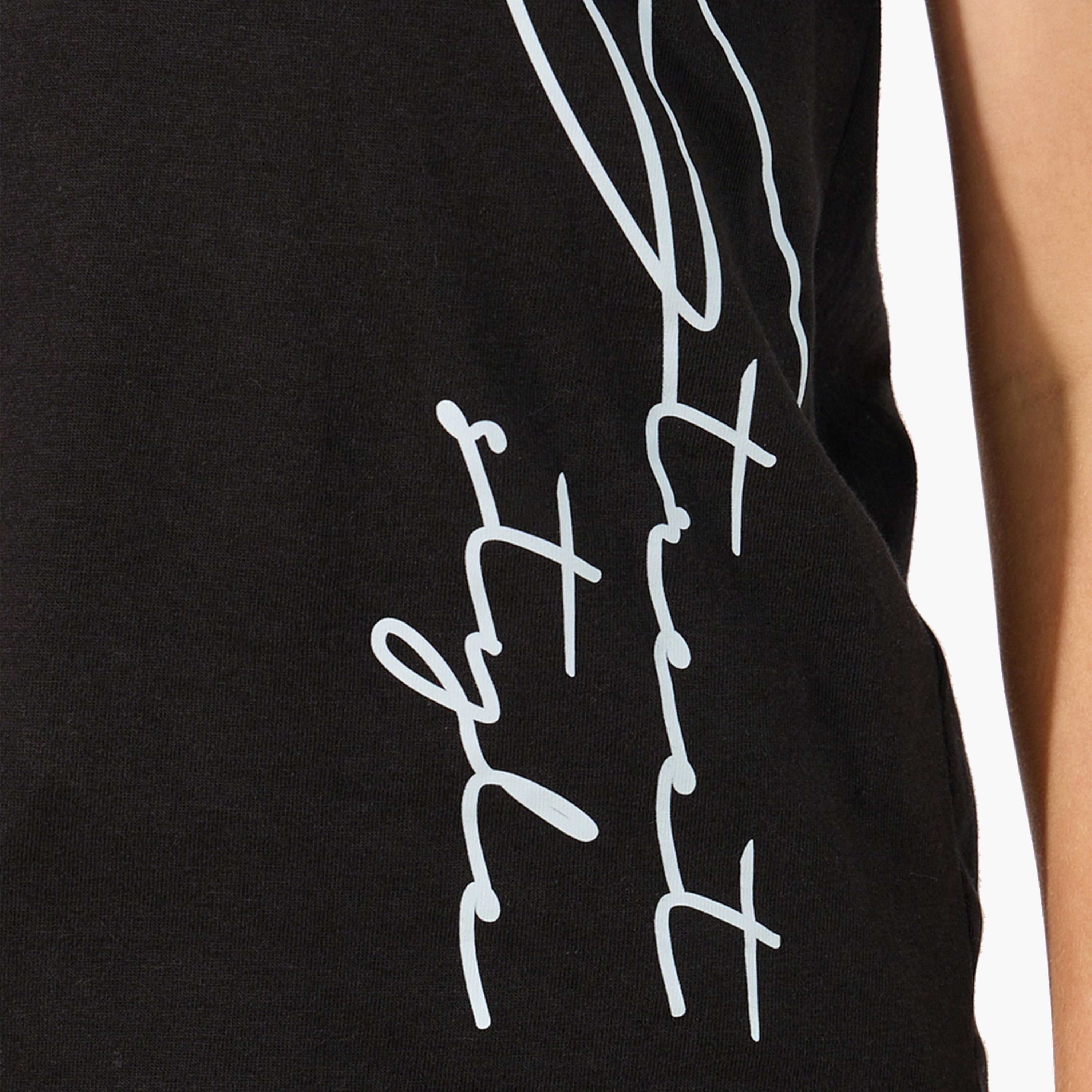 Styli Placement Print T-Shirt and Shorts Co-Ords-boys-clothing-setsandcoords-image-3