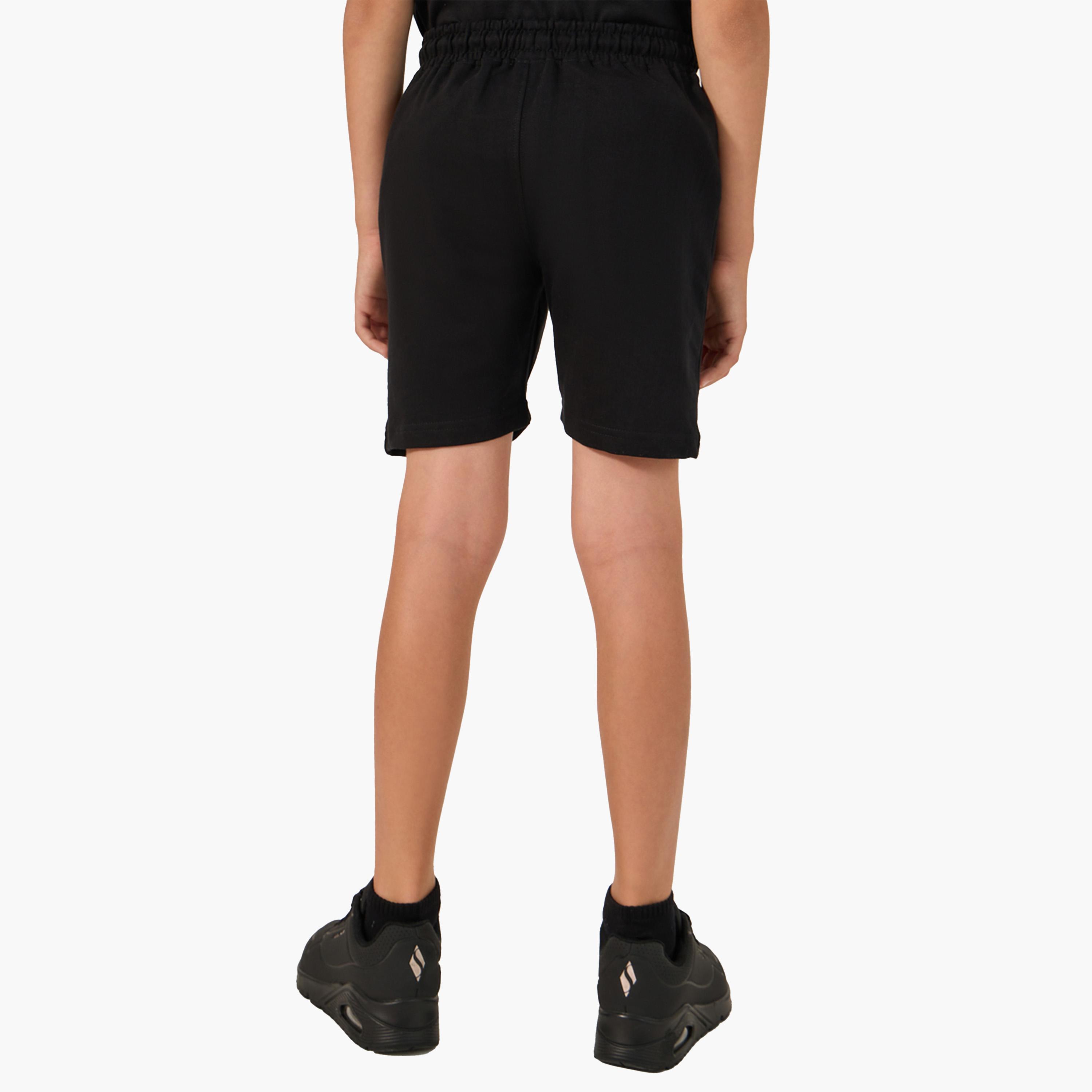 ستايلي - شورت مطبوع بخصر مطاطي ورباط-boys-clothing-bottoms-shorts-image-4