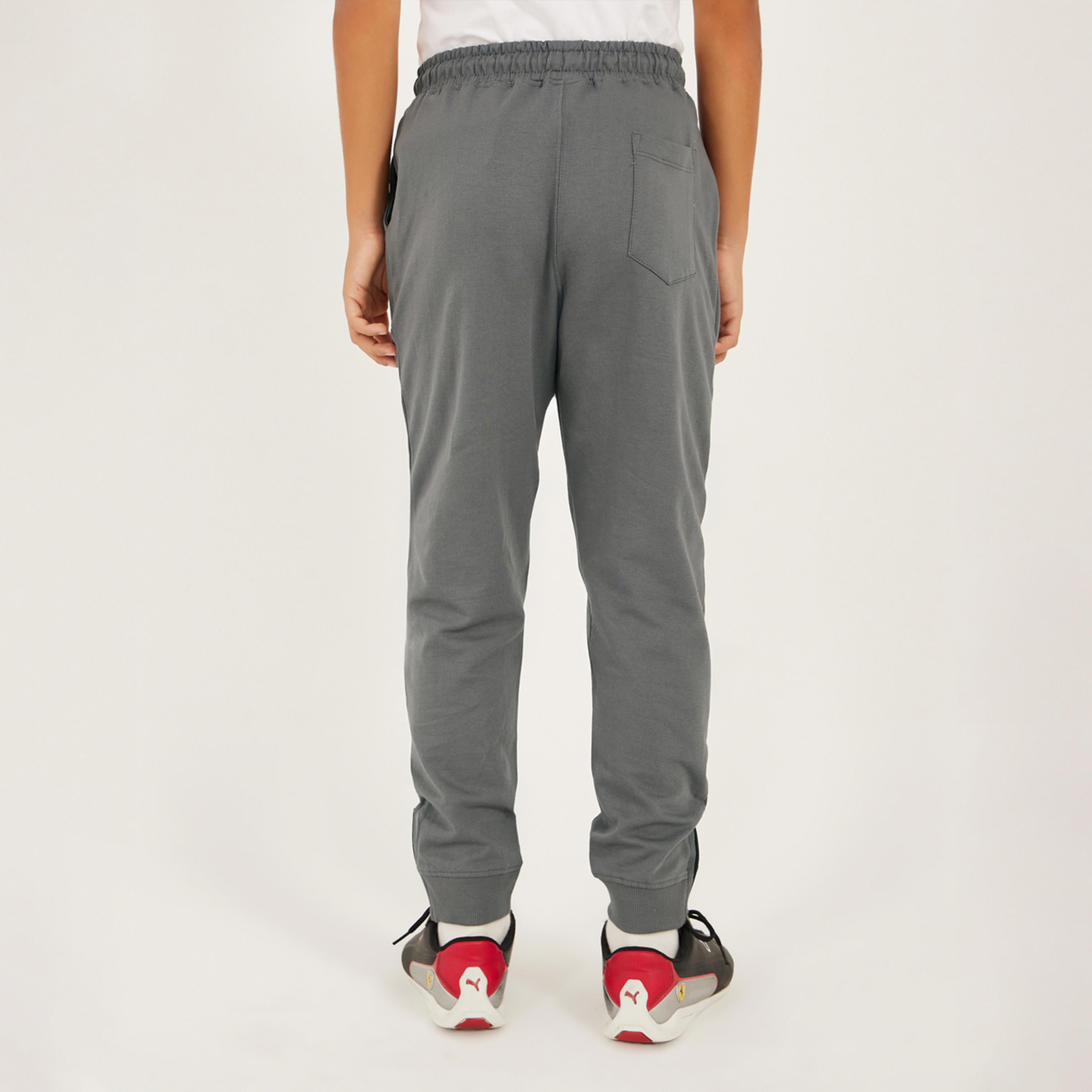 ستايلي - بنطال رياضي مريح مع رقعة ورباط-boys-clothing-bottoms-joggersandtrackpants-image-5