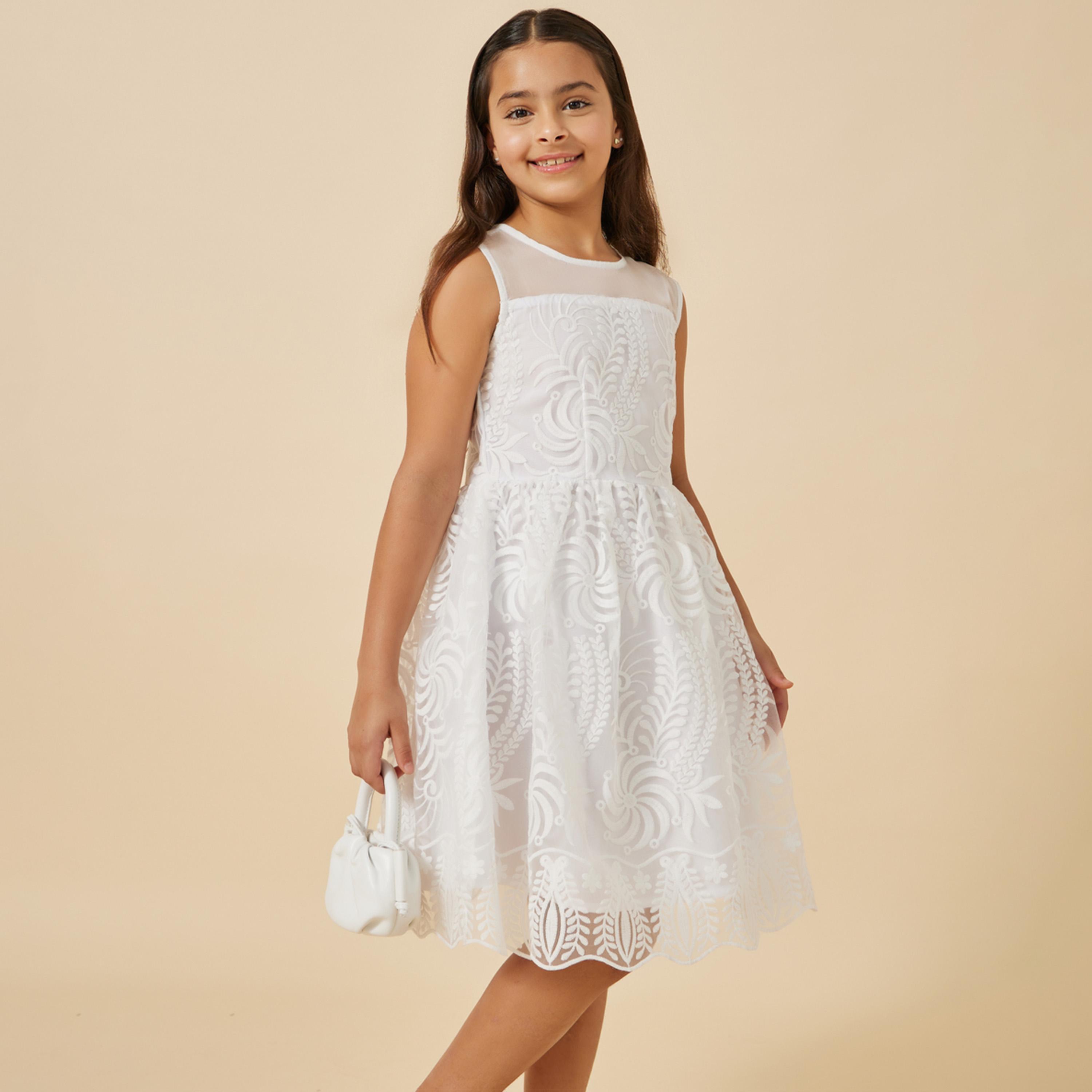 Styli Lace Party Dress-girls-clothing-dressesandjumpsuits-image-1