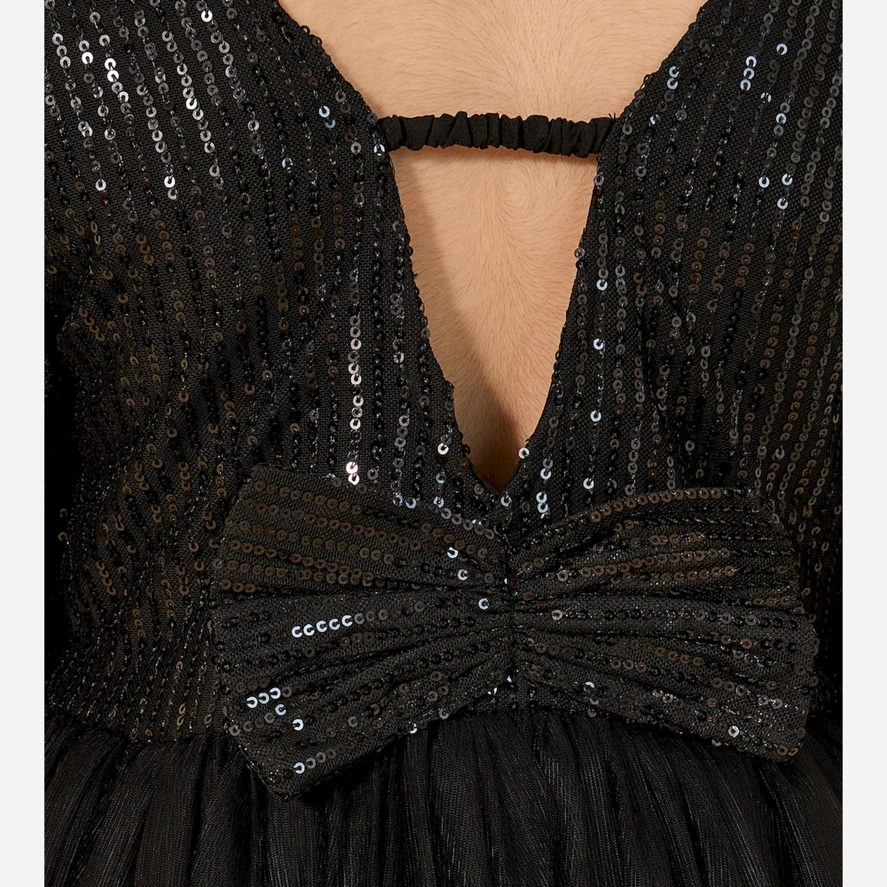 Styli Black Sequins Dress-girls-clothing-dressesandjumpsuits-image-4