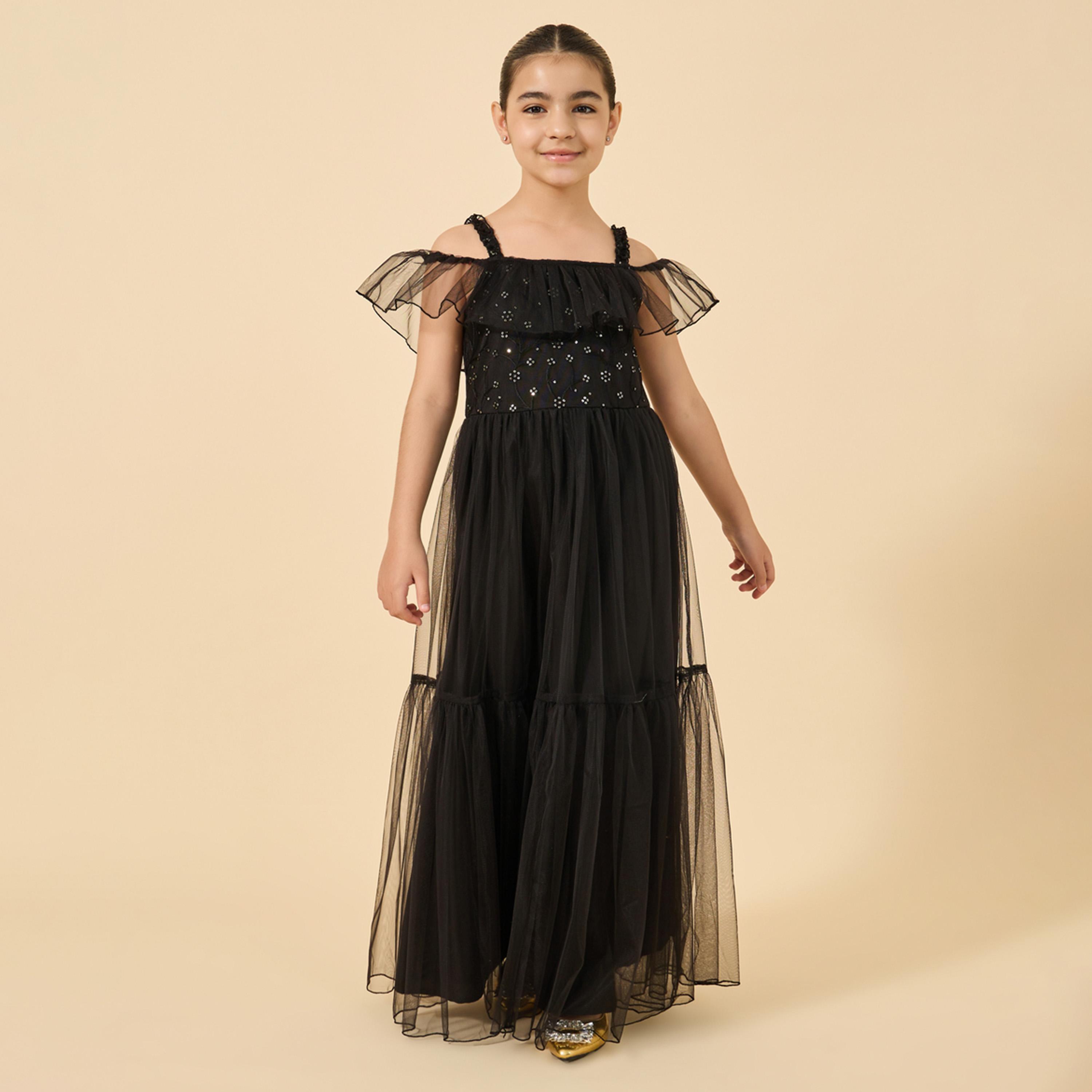 Styli Sequins Maxi Dress-girls-clothing-dressesandjumpsuits-image-3