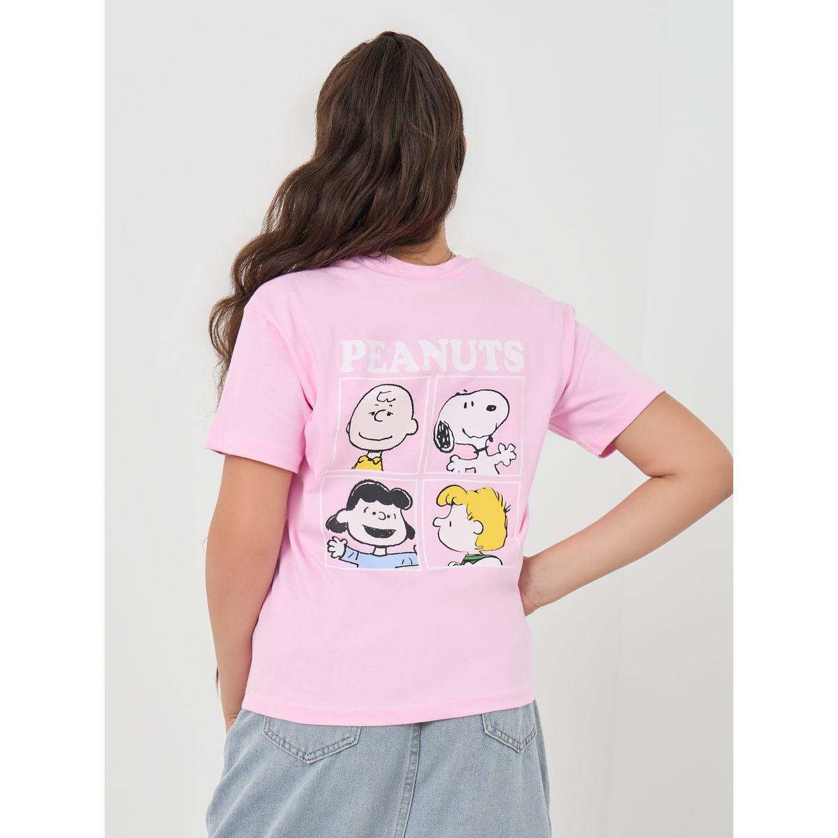 Styli Graphic Print Round Neck T-Shirt-girls-clothing-tshirts-image-1