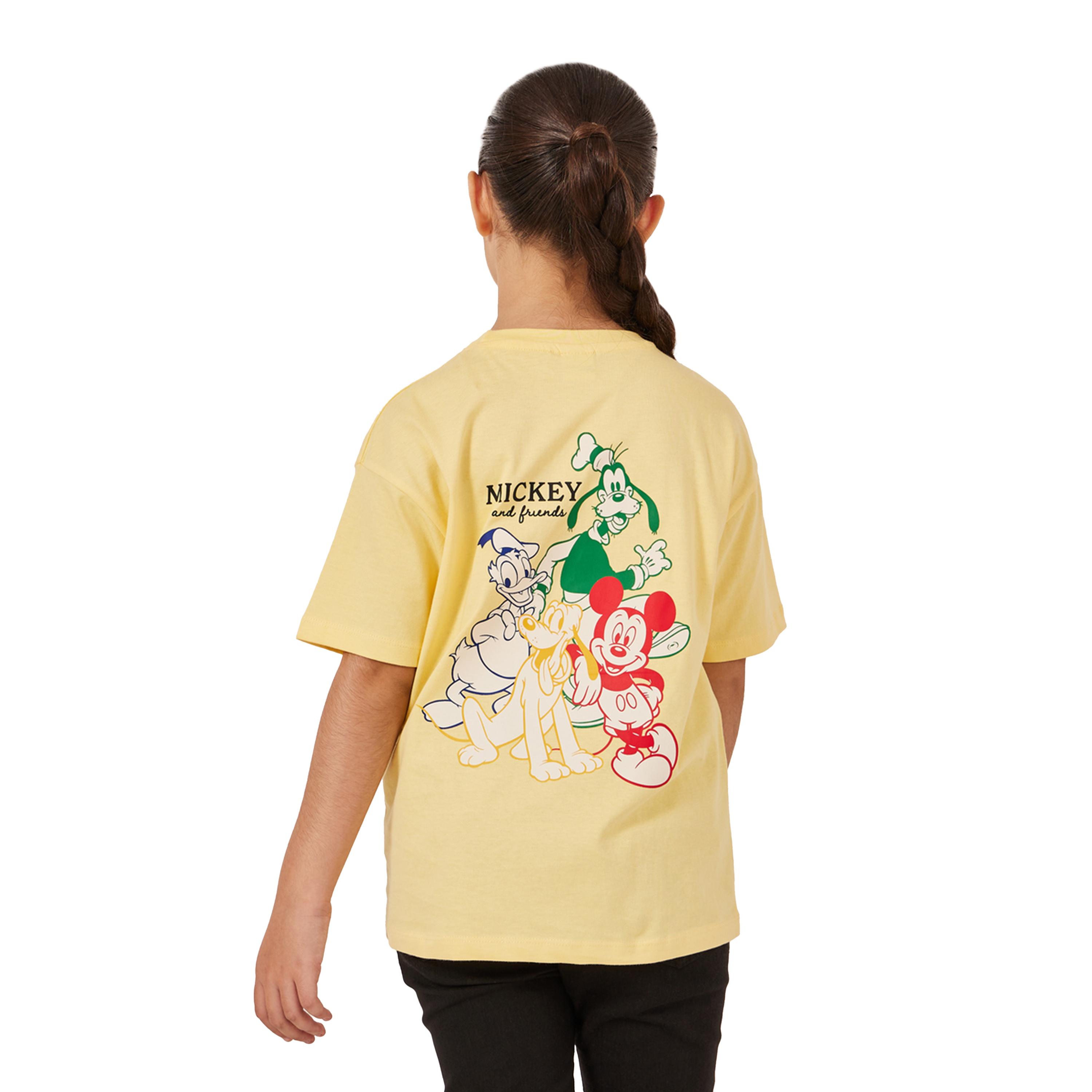 Styli Mickey and Friends Character Print Oversized T-Shirt-girls-clothing-tshirts-image-2