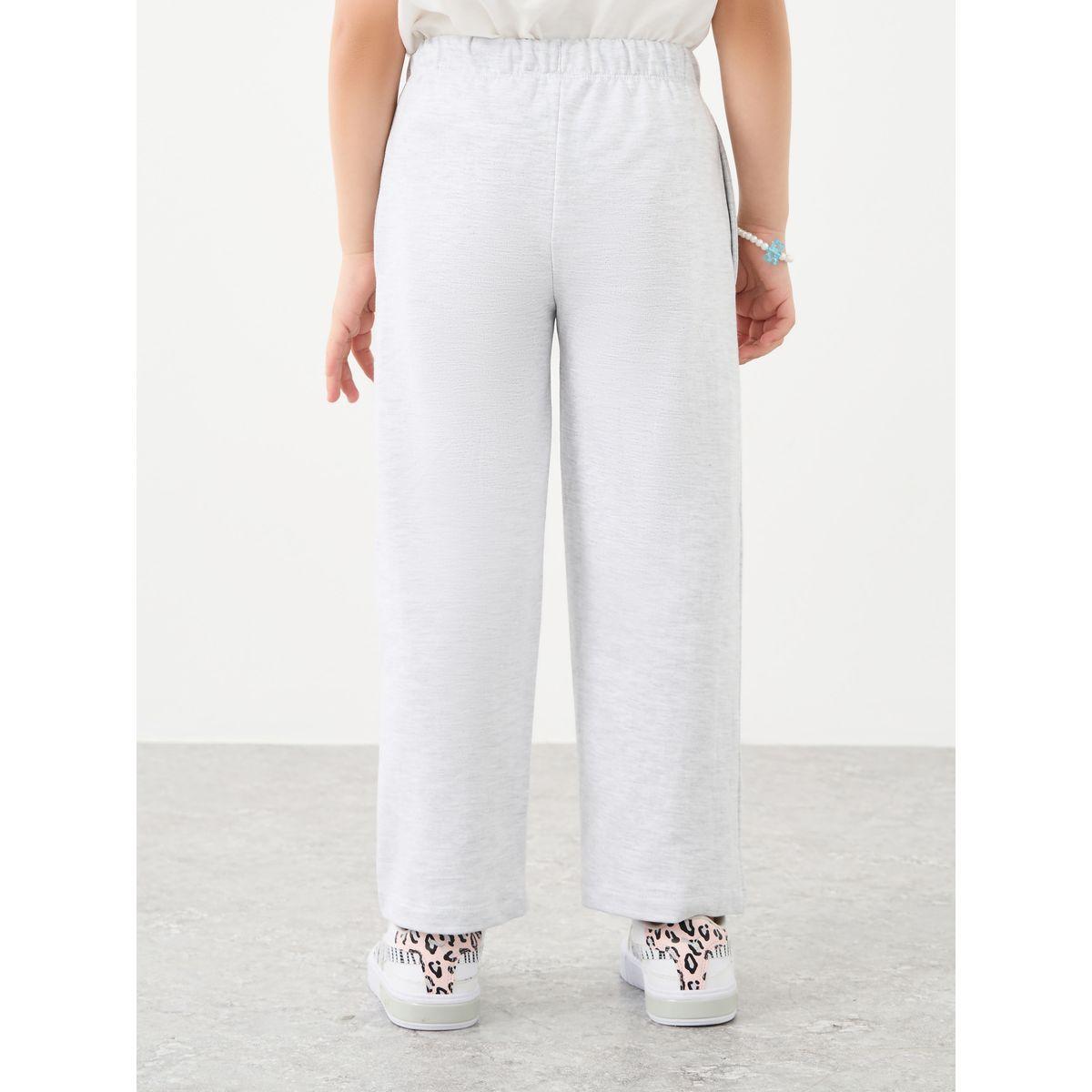 جوغر بطبعة جرافيك وقصة أرجل واسعة-girls-clothing-bottoms-joggersandtrackpants-image-4