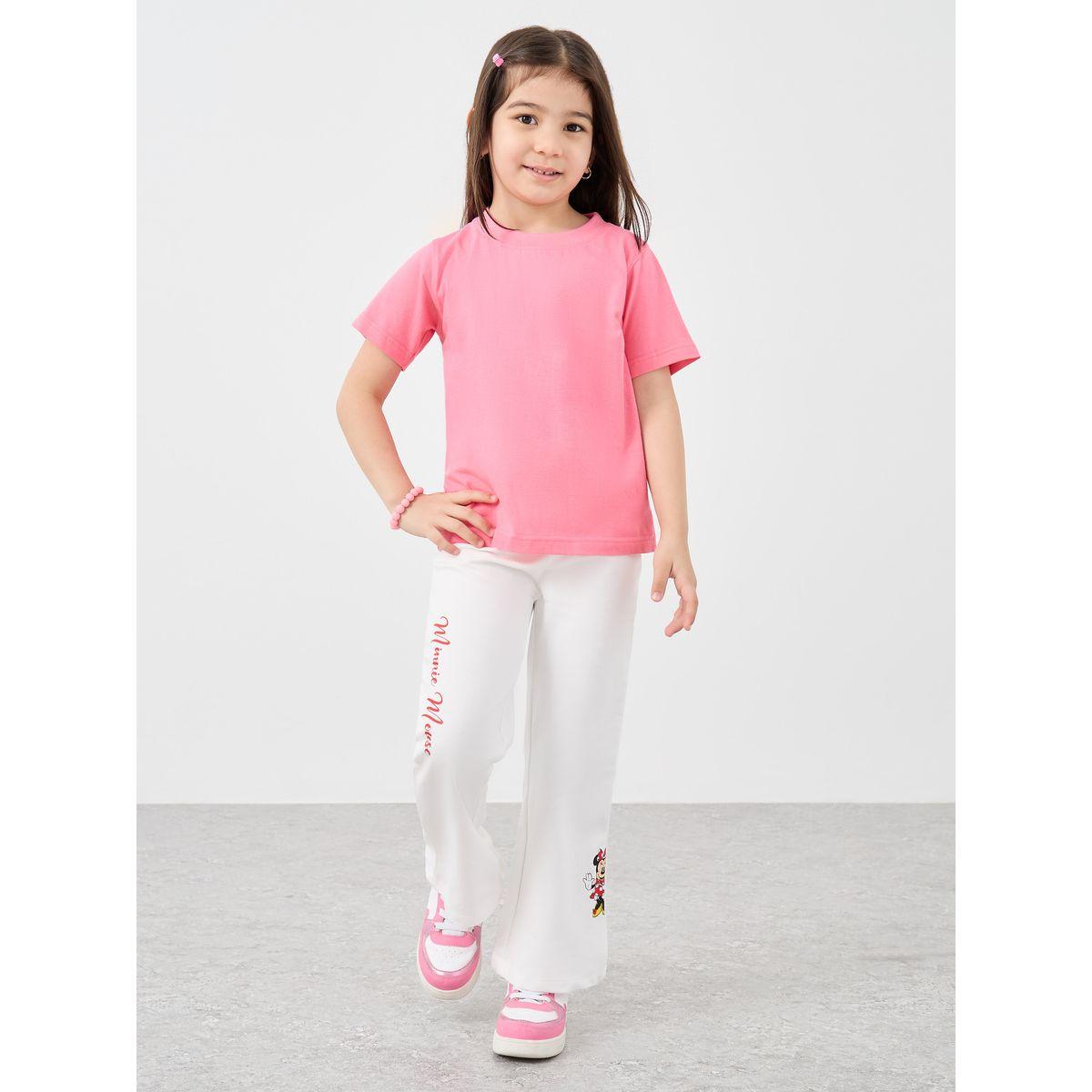 جوغر بطبعة جرافيك وأرجل واسعة-girls-clothing-bottoms-joggersandtrackpants-image-2