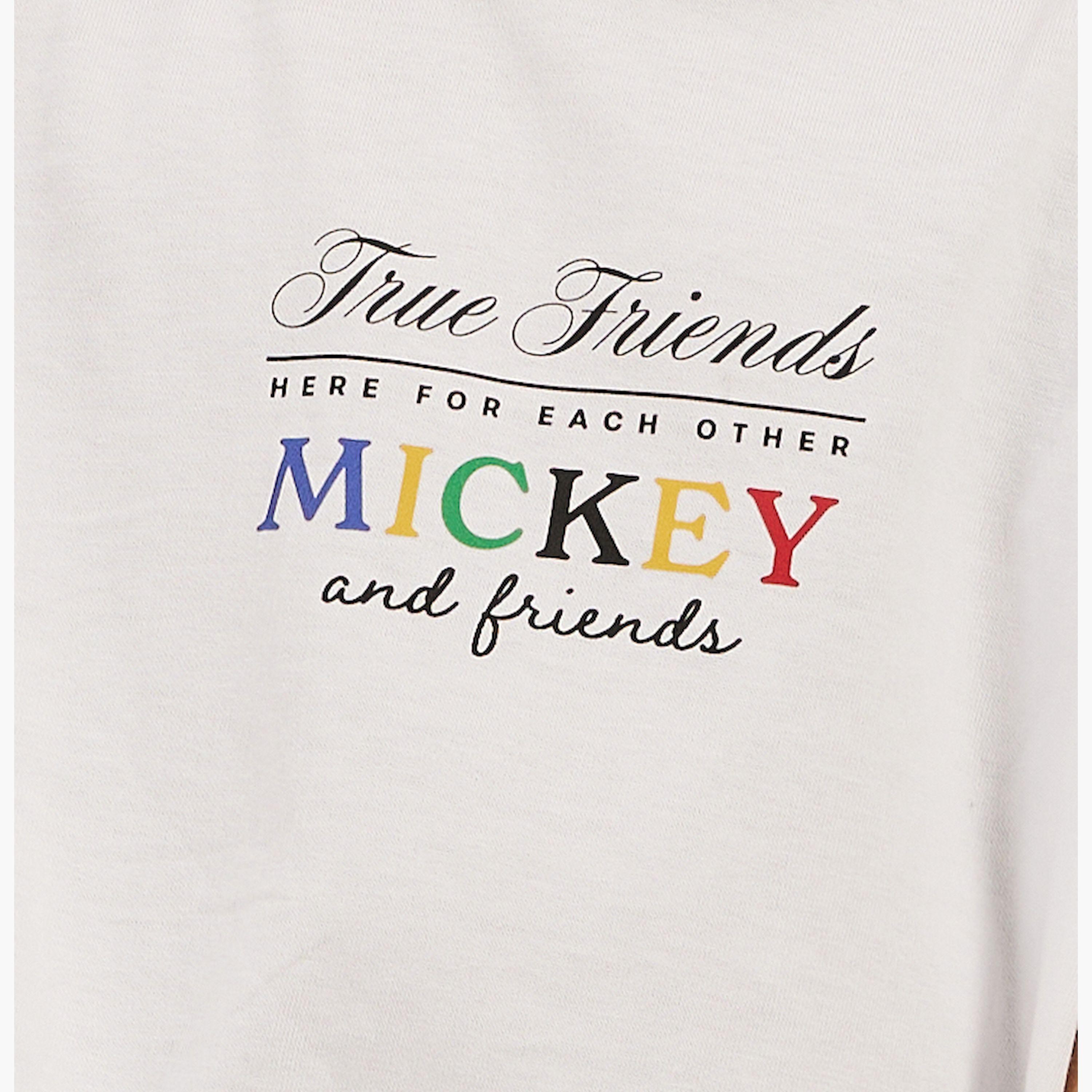 ستايلي - تي شيرت كبير الحجم بطبعة ميكي ماوس أمامية وخلفية-boys-clothing-tshirtsandpolos-image-3