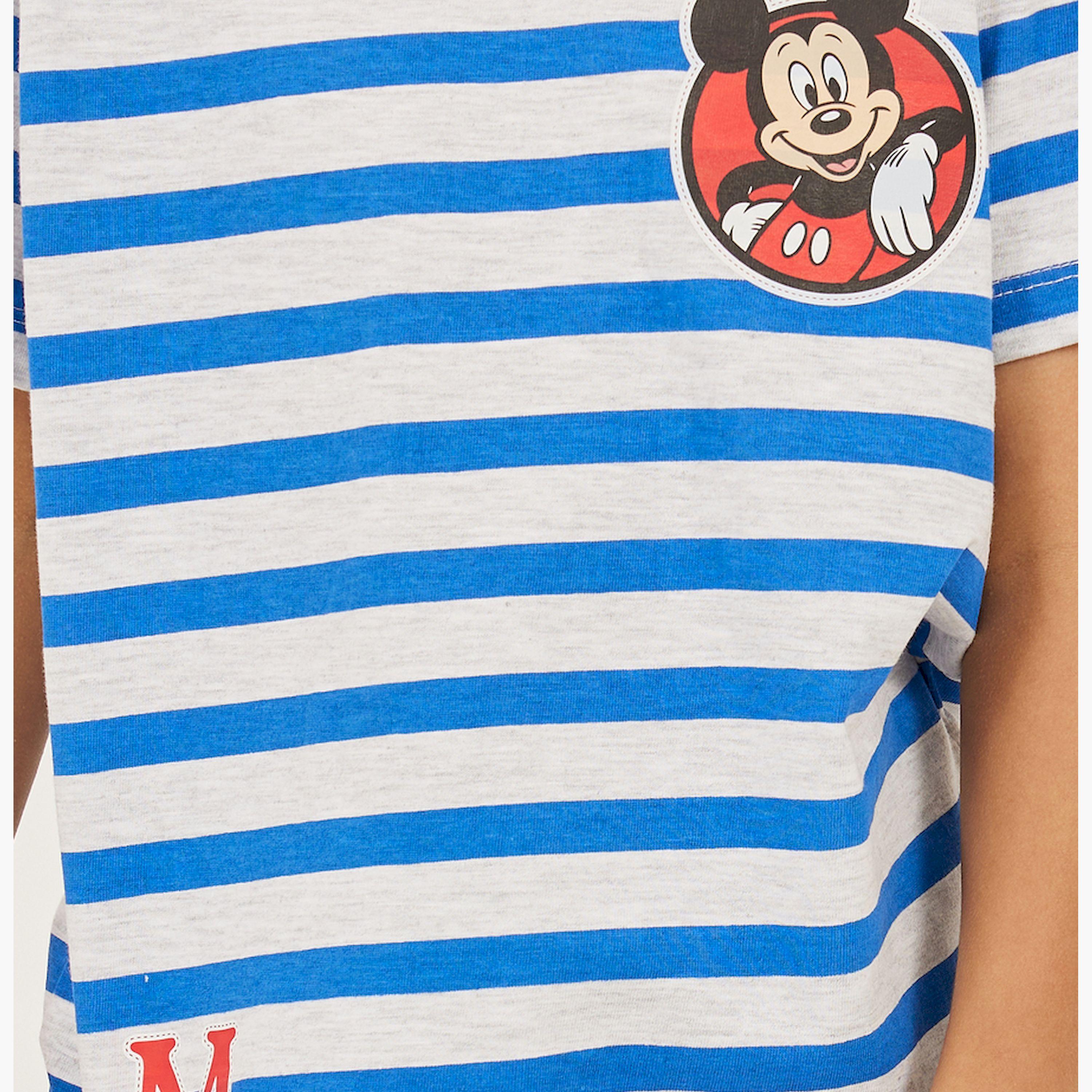 Styli Mickey Mouse Stripe T-Shirt-boys-clothing-tshirtsandpolos-image-3