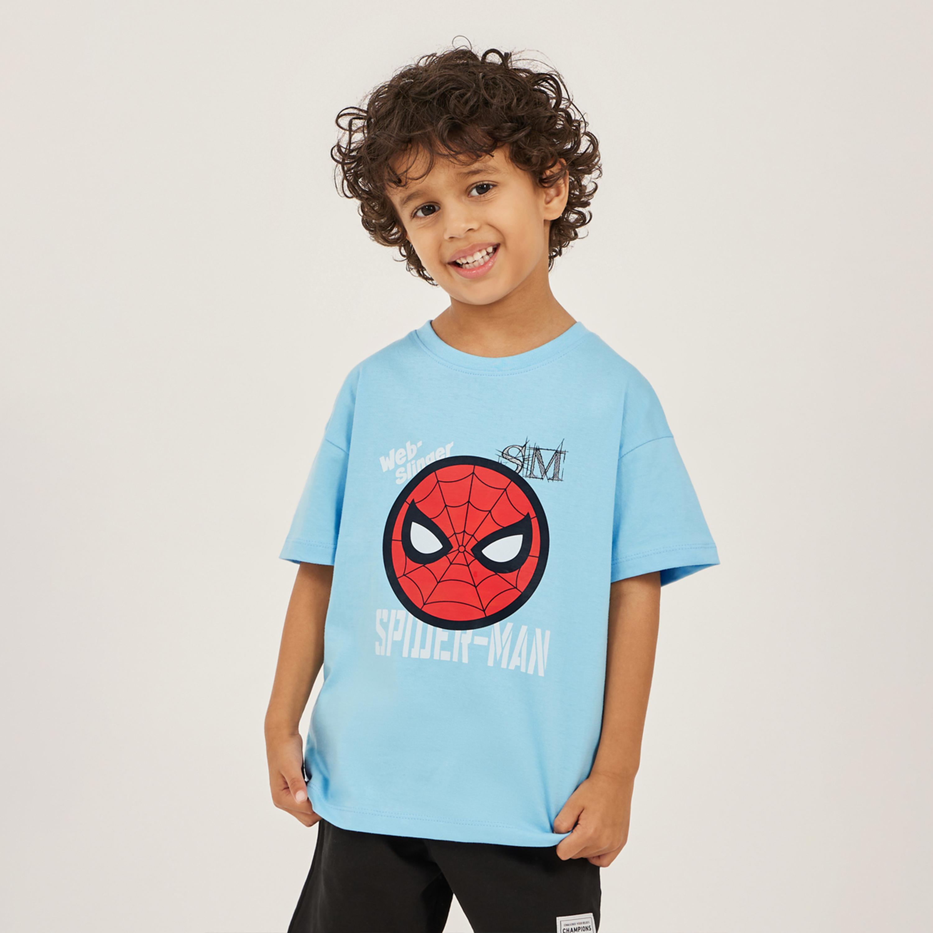Styli Over Size Spider Man T-Shirt-boys-clothing-tshirtsandpolos-image-1