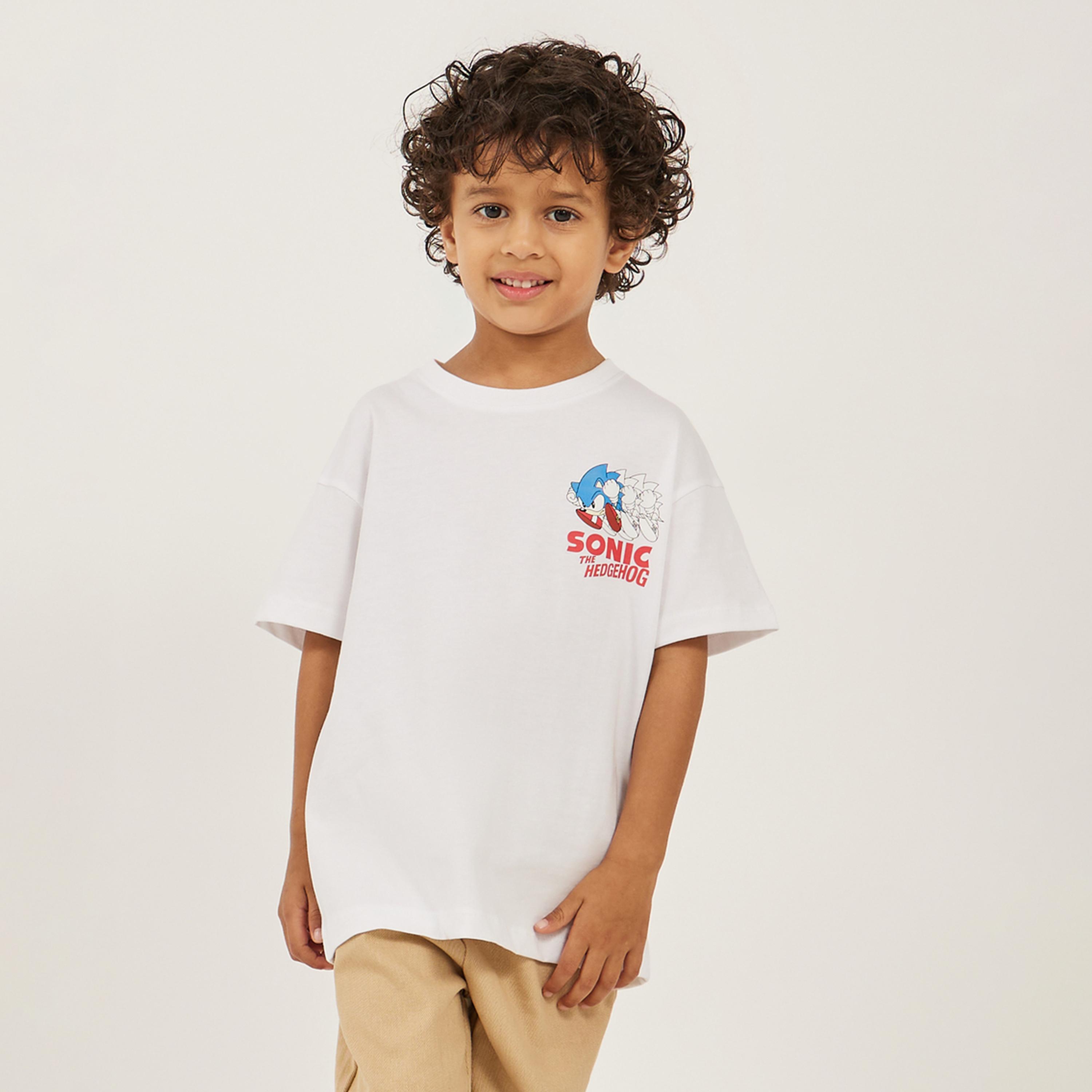 Styli Over Size Sonic T-Shirt With Front And Back Graphic-boys-clothing-tshirtsandpolos-image-1