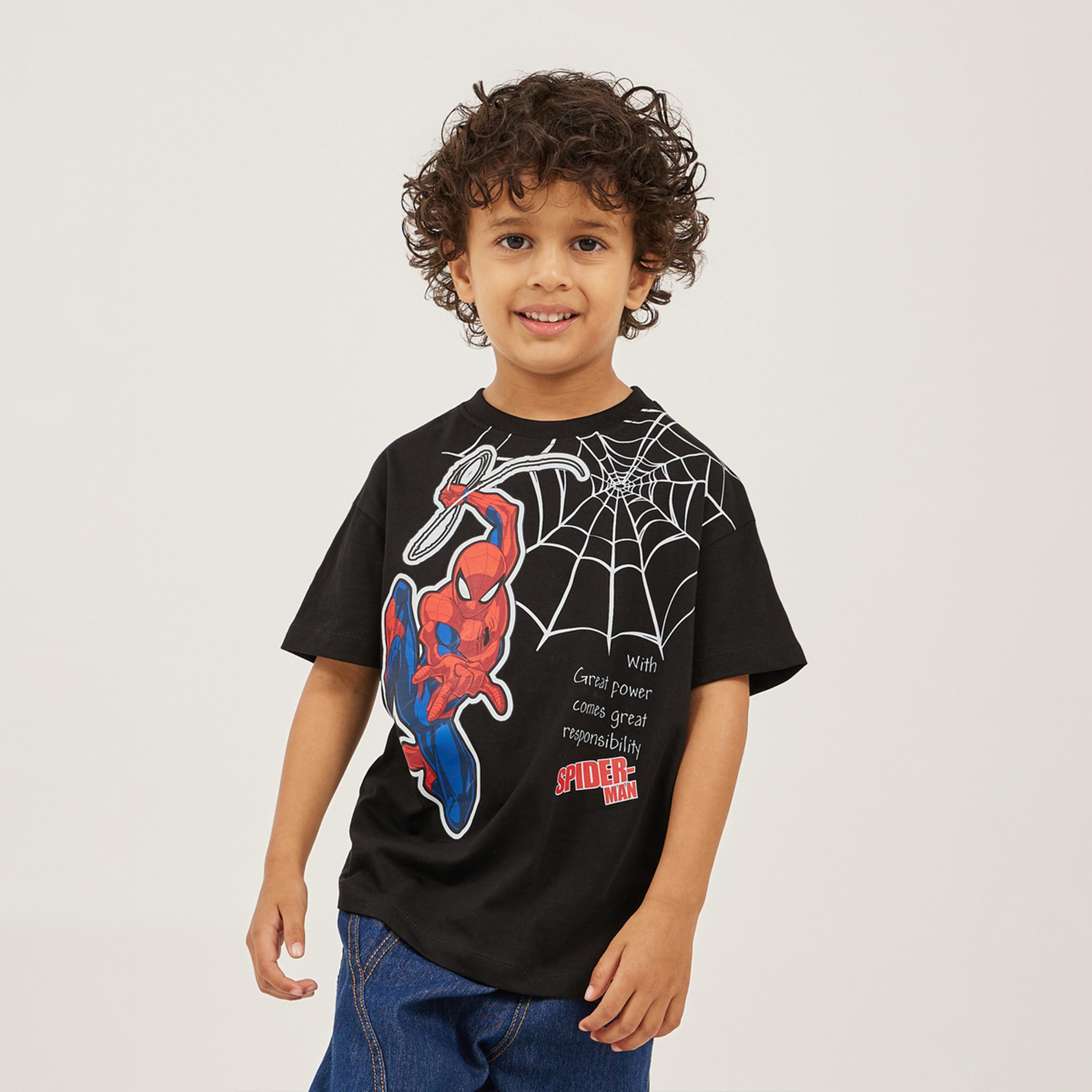 Styli Over Size Spider Man T-Shirt-boys-clothing-tshirtsandpolos-image-1