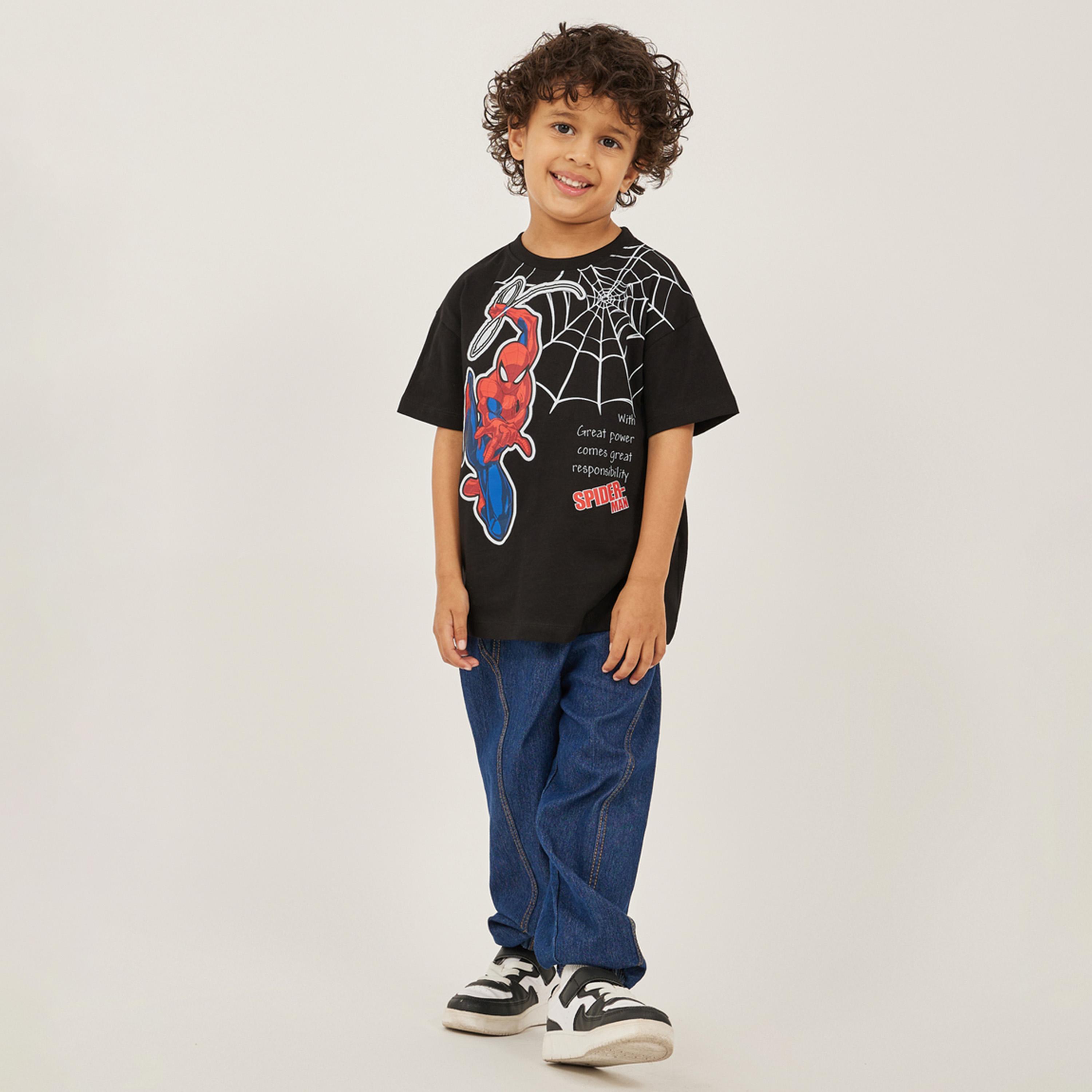 Styli Over Size Spider Man T-Shirt-boys-clothing-tshirtsandpolos-image-2