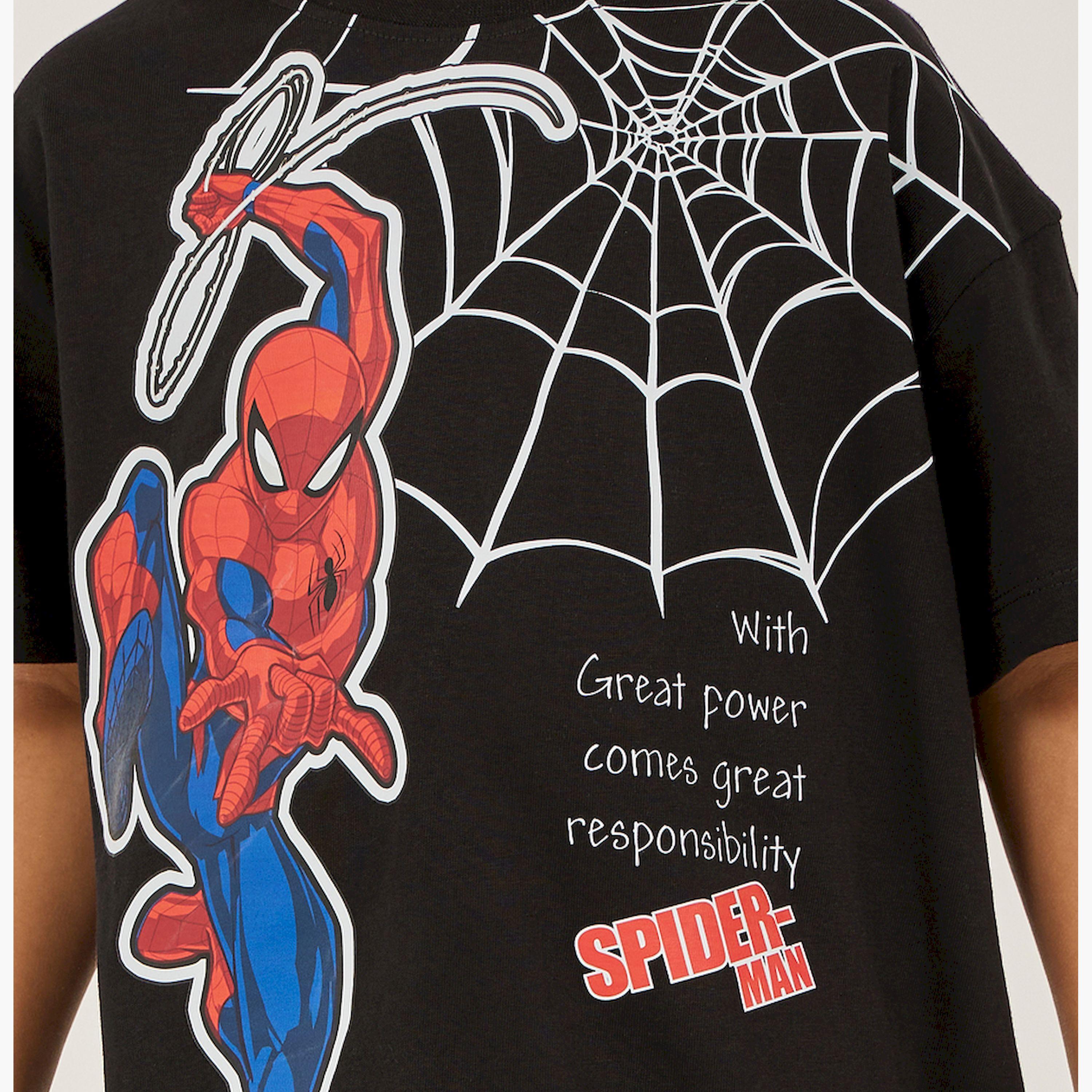 Styli Over Size Spider Man T-Shirt-boys-clothing-tshirtsandpolos-image-3