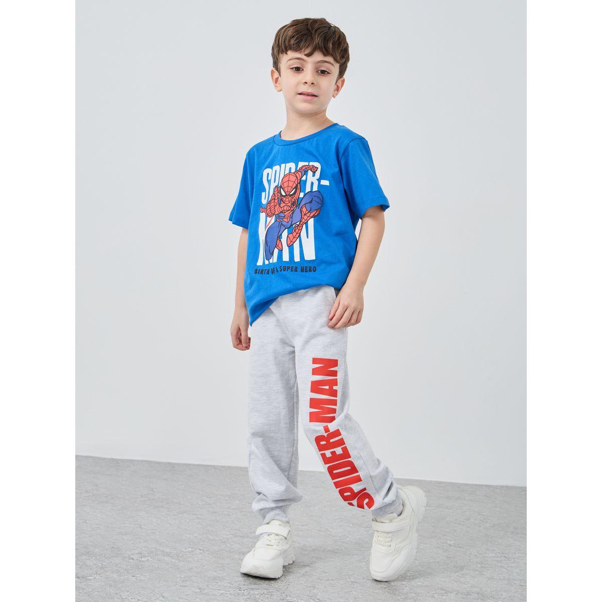 جوغر بطبعة سبايدر مان مع أربطة خصر-boys-clothing-bottoms-joggersandtrackpants-image-2