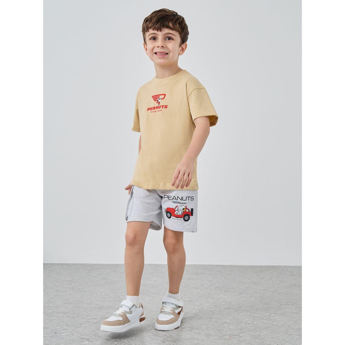 شورت مطبع بتفاصيل جيب ورباط خصر-boys-clothing-bottoms-shorts-image-2