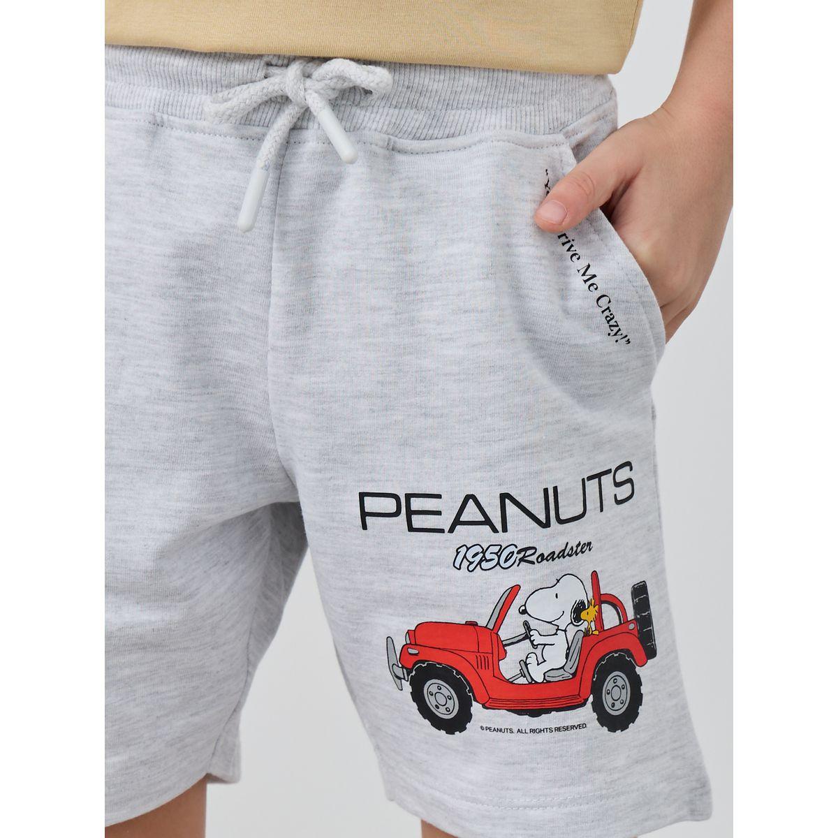 Styli Printed Drawstring Shorts with Pocket Detail-boys-clothing-bottoms-shorts-image-3