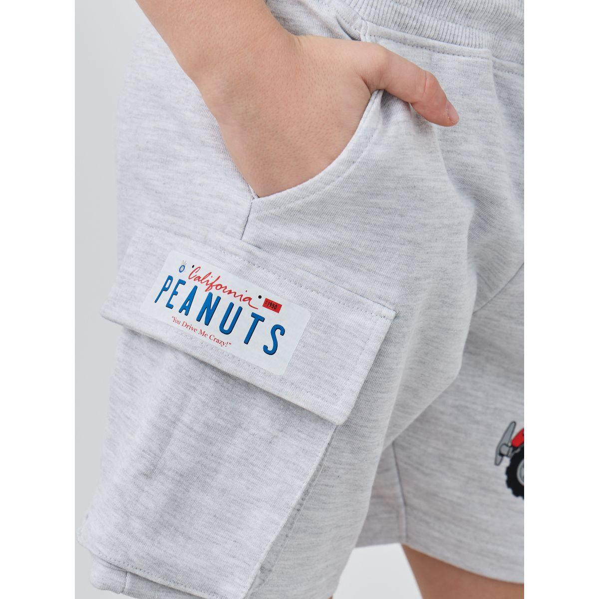 Styli Printed Drawstring Shorts with Pocket Detail-boys-clothing-bottoms-shorts-image-4