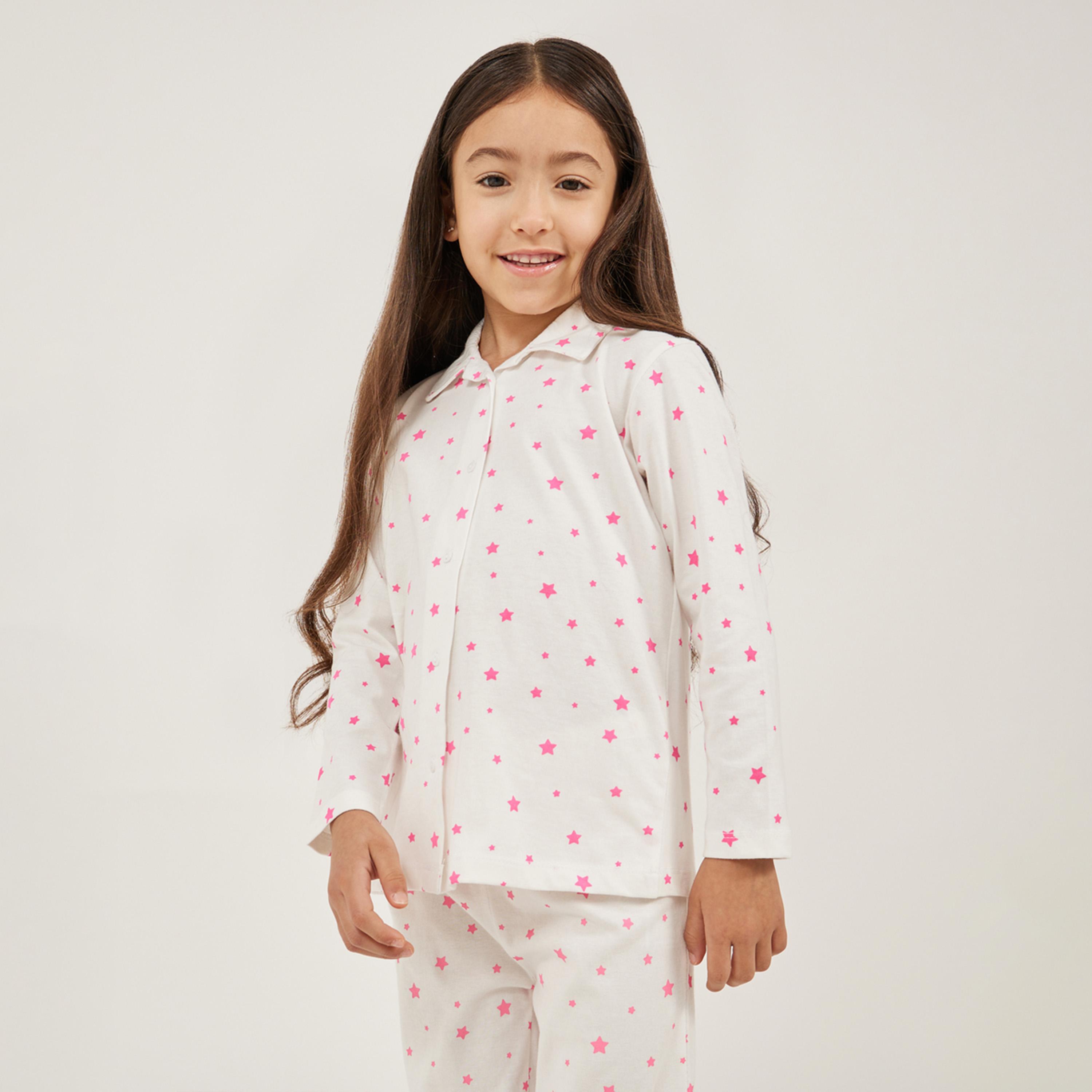 Styli Star AOP Pyjama Set-girls-clothing-setsandcoords-image-2