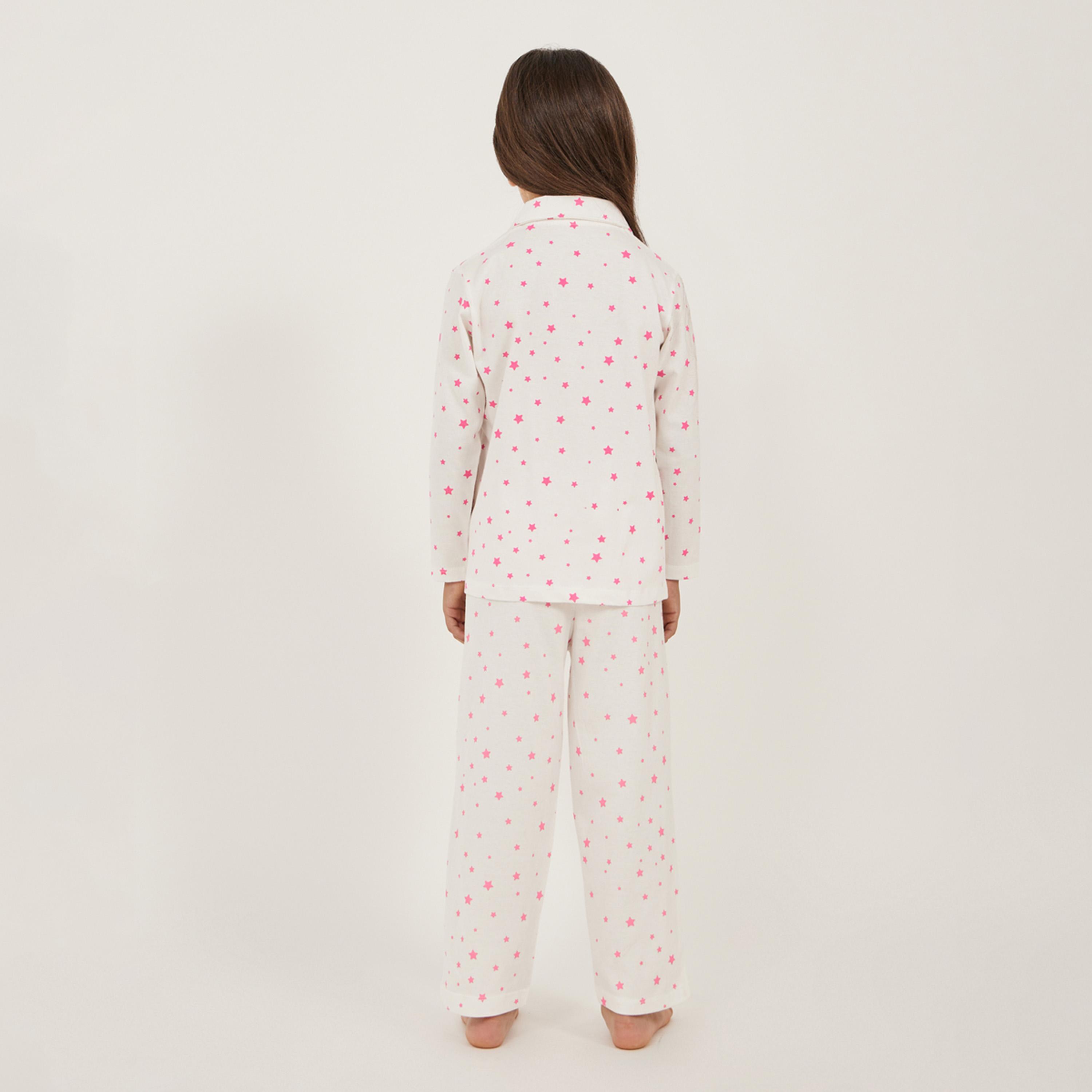ستايلي - طقم بيجامة بطبعة نجمة-girls-clothing-setsandcoords-image-5