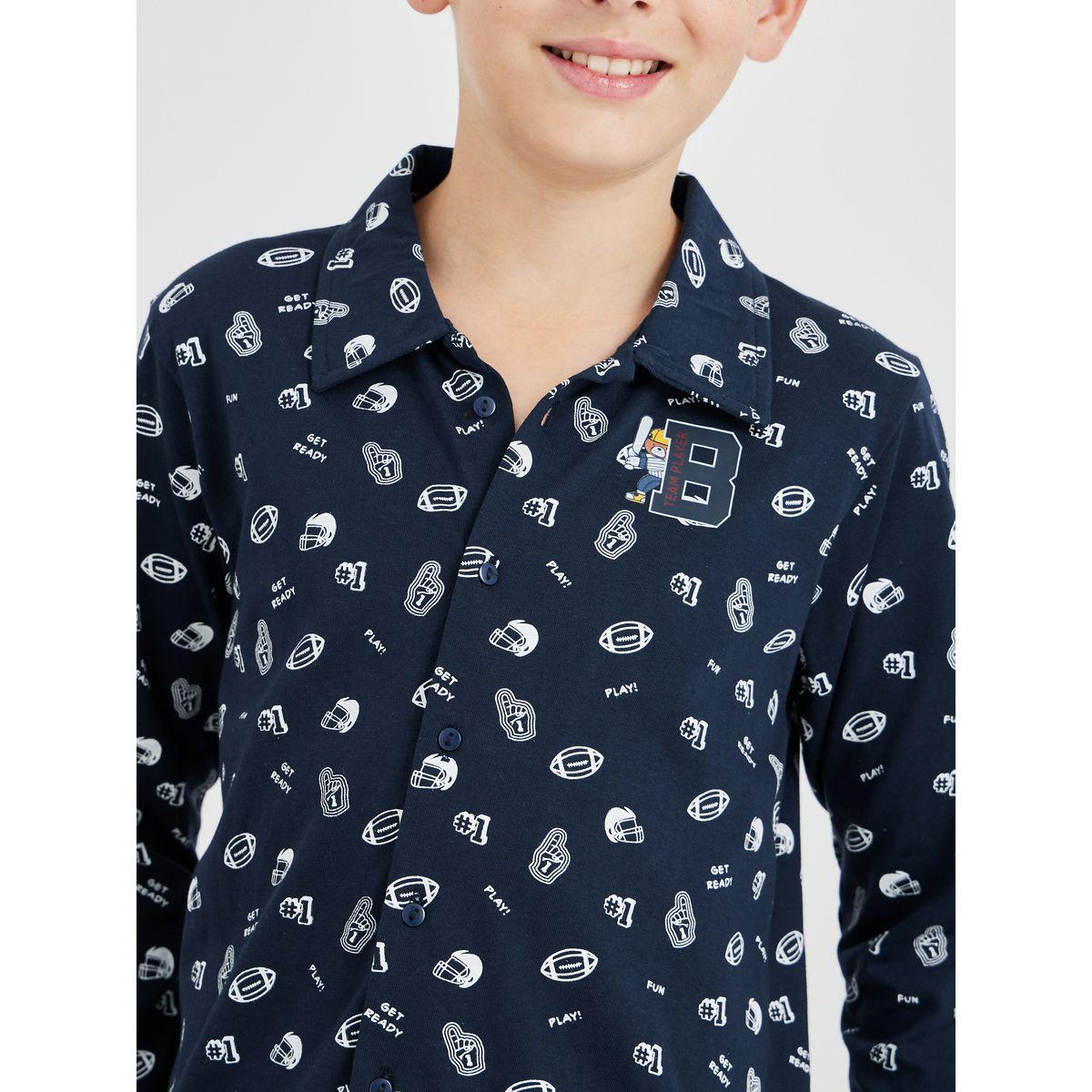 طقم بيجاما من بنطال وبلوزة بأكمام طويلة-boys-clothing-nightwear-image-3
