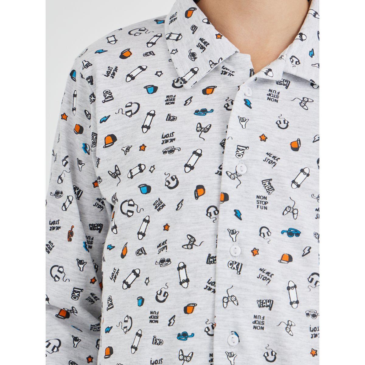 طقم بيجاما من بنطال وبلوزة بأكمام طويلة-boys-clothing-nightwear-image-3